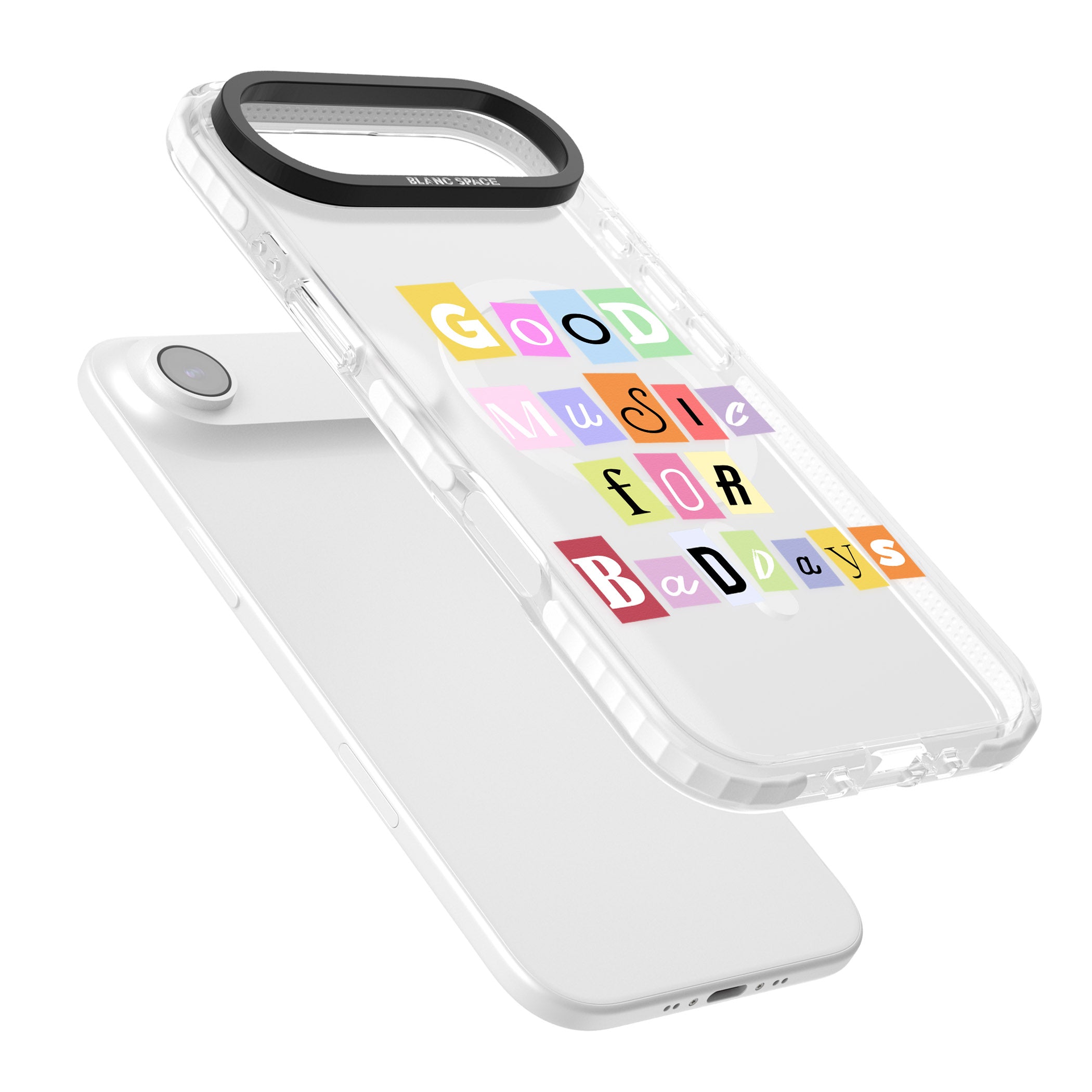 Good Music For Bad Days iPhone 17 Air Impact Pro Clear Phone Case Colours