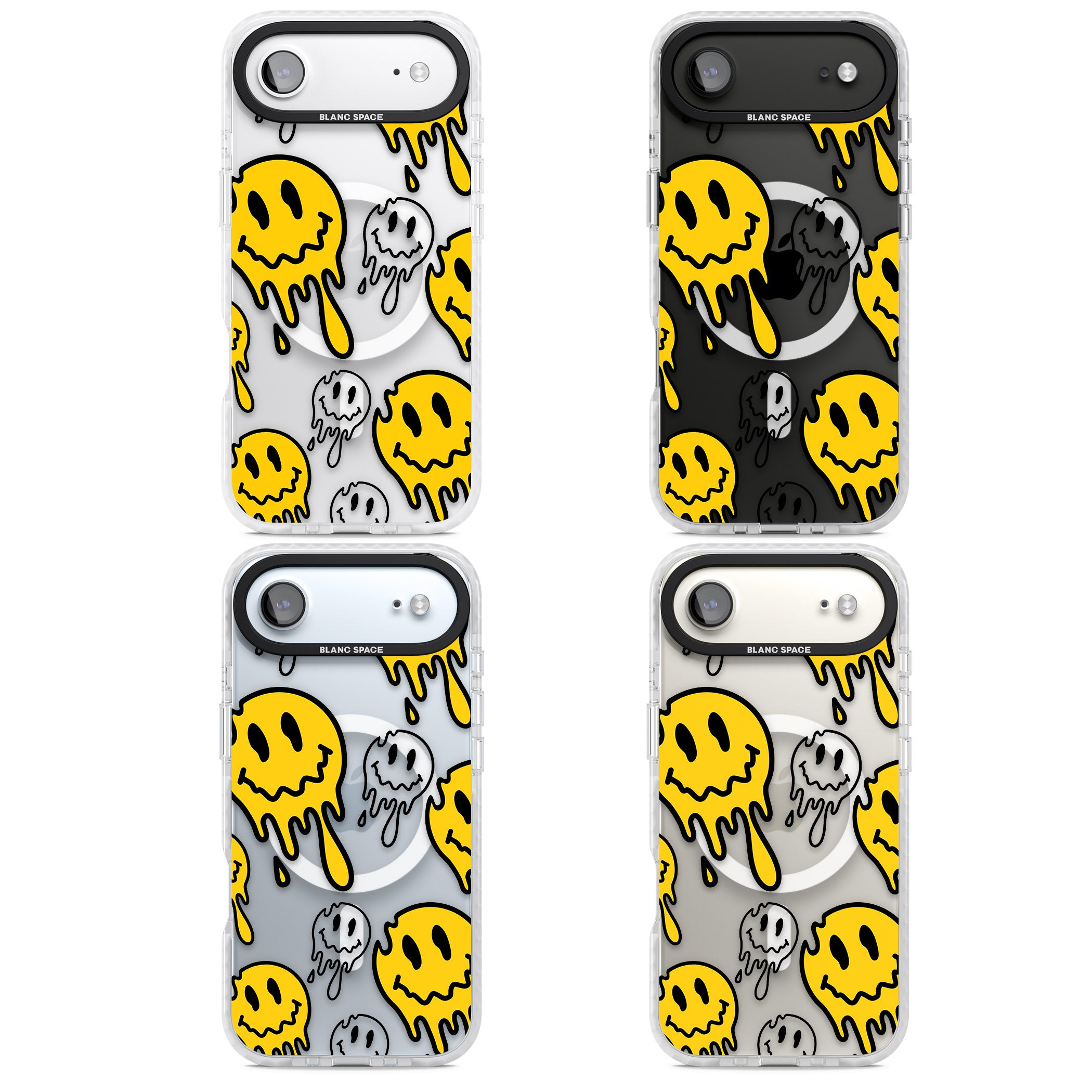 Face Melt iPhone 17 Air Impact Pro Clear Phone Case APT Impact Protection