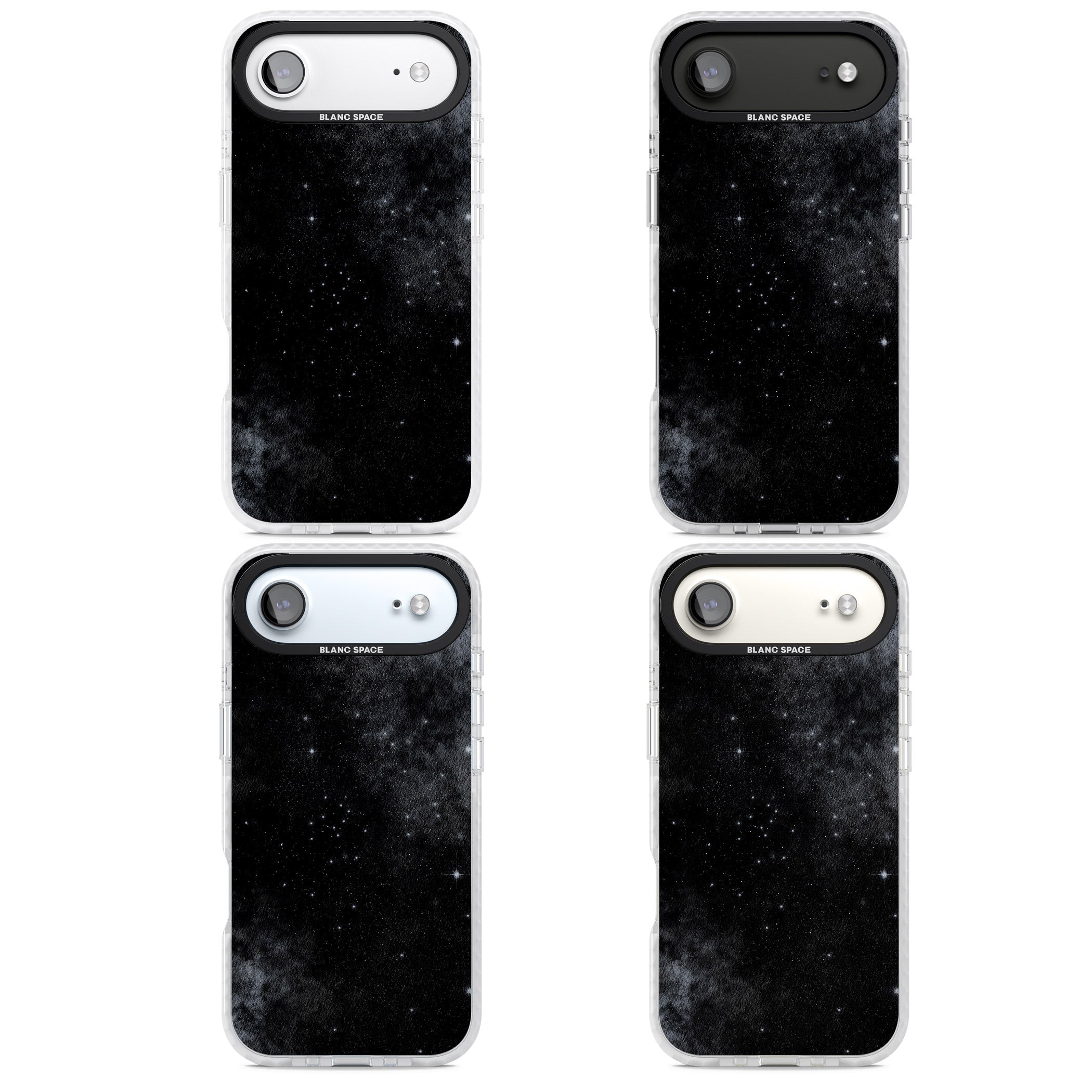 Night Sky Galaxies: Shimmering Stars iPhone 17 Air Impact Pro Clear Phone Case APT Impact Protection