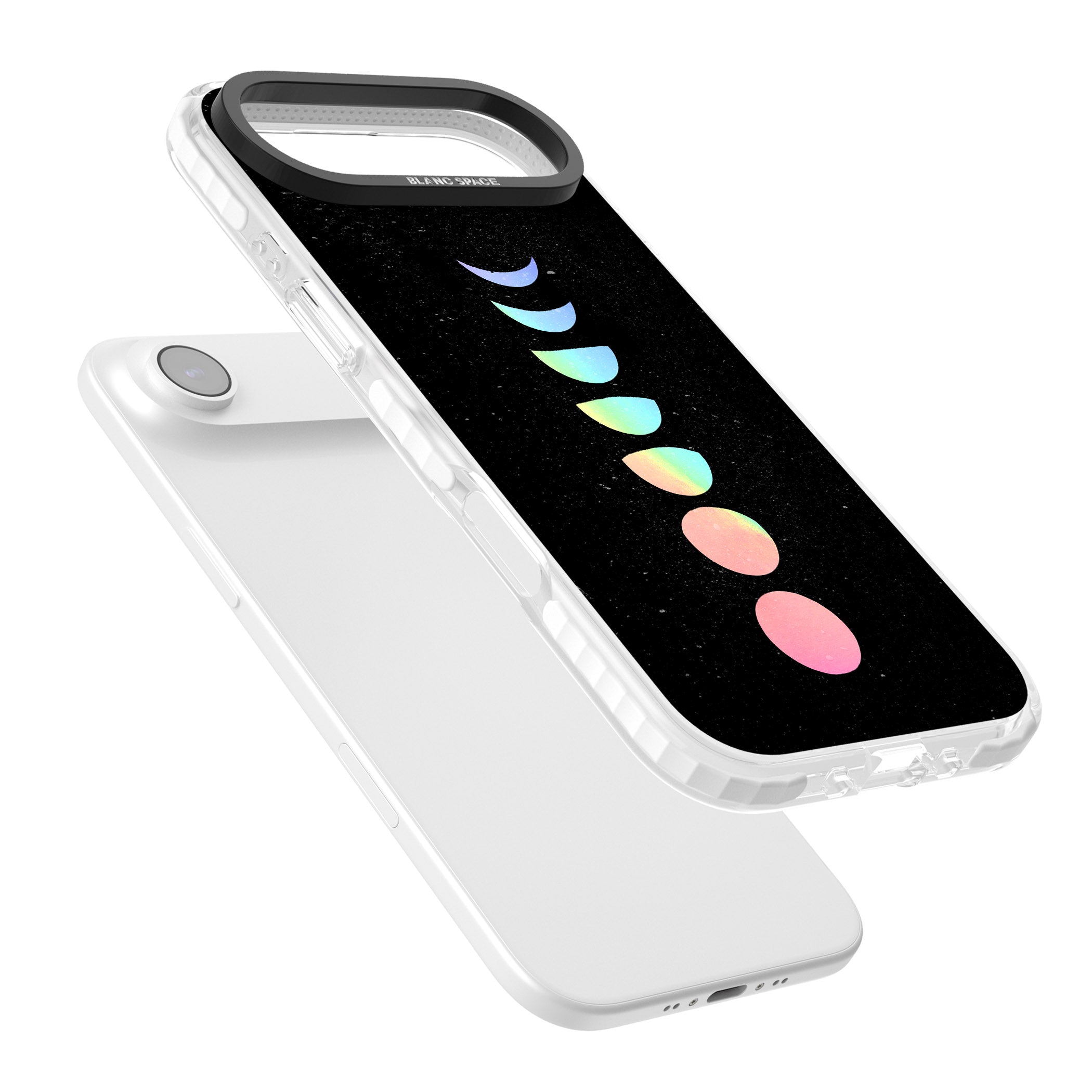 Pastel Moon Phases iPhone 17 Air Impact Pro Clear Phone Case Colours