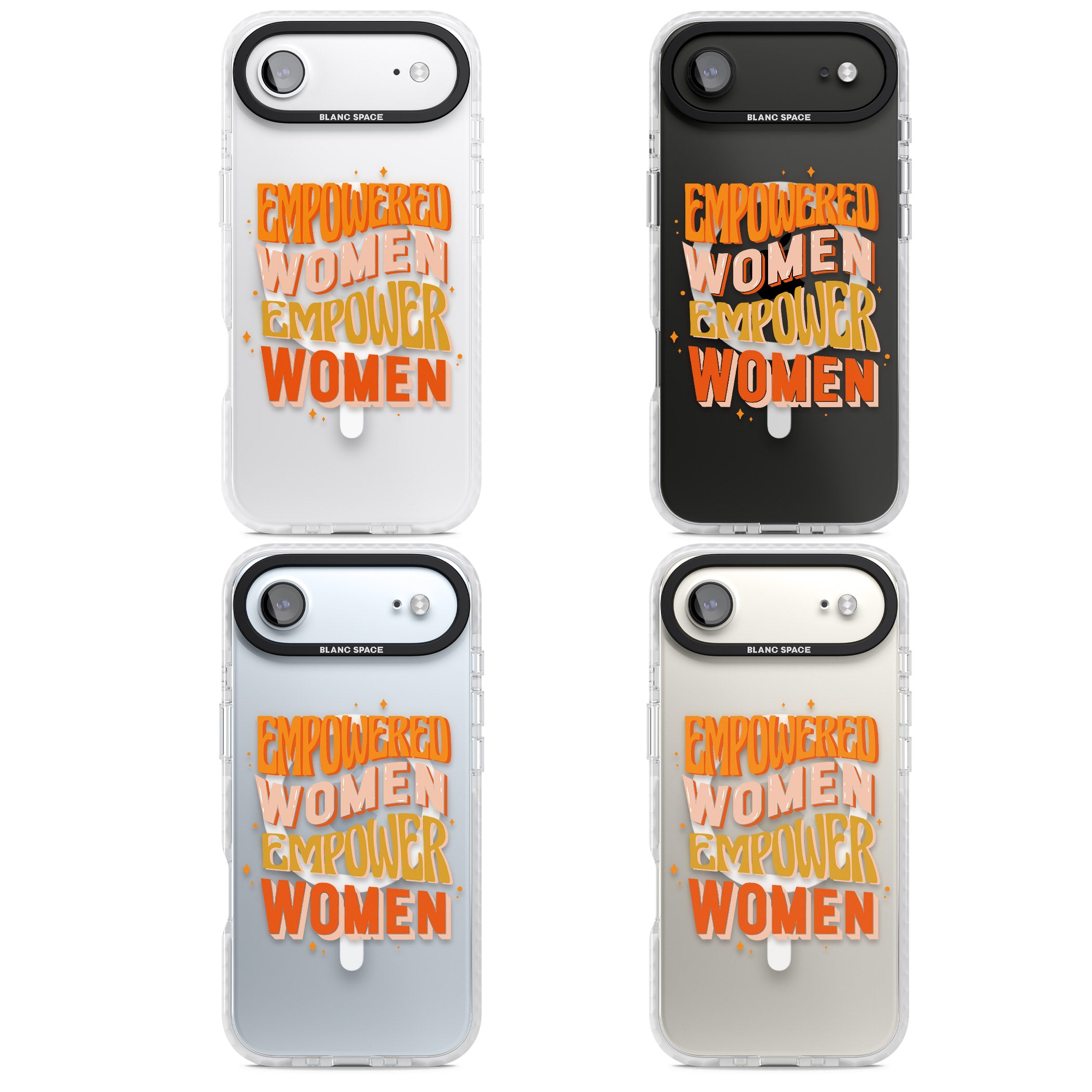 Empowered Women iPhone 17 Air Impact Pro Clear Phone Case APT Impact Protection