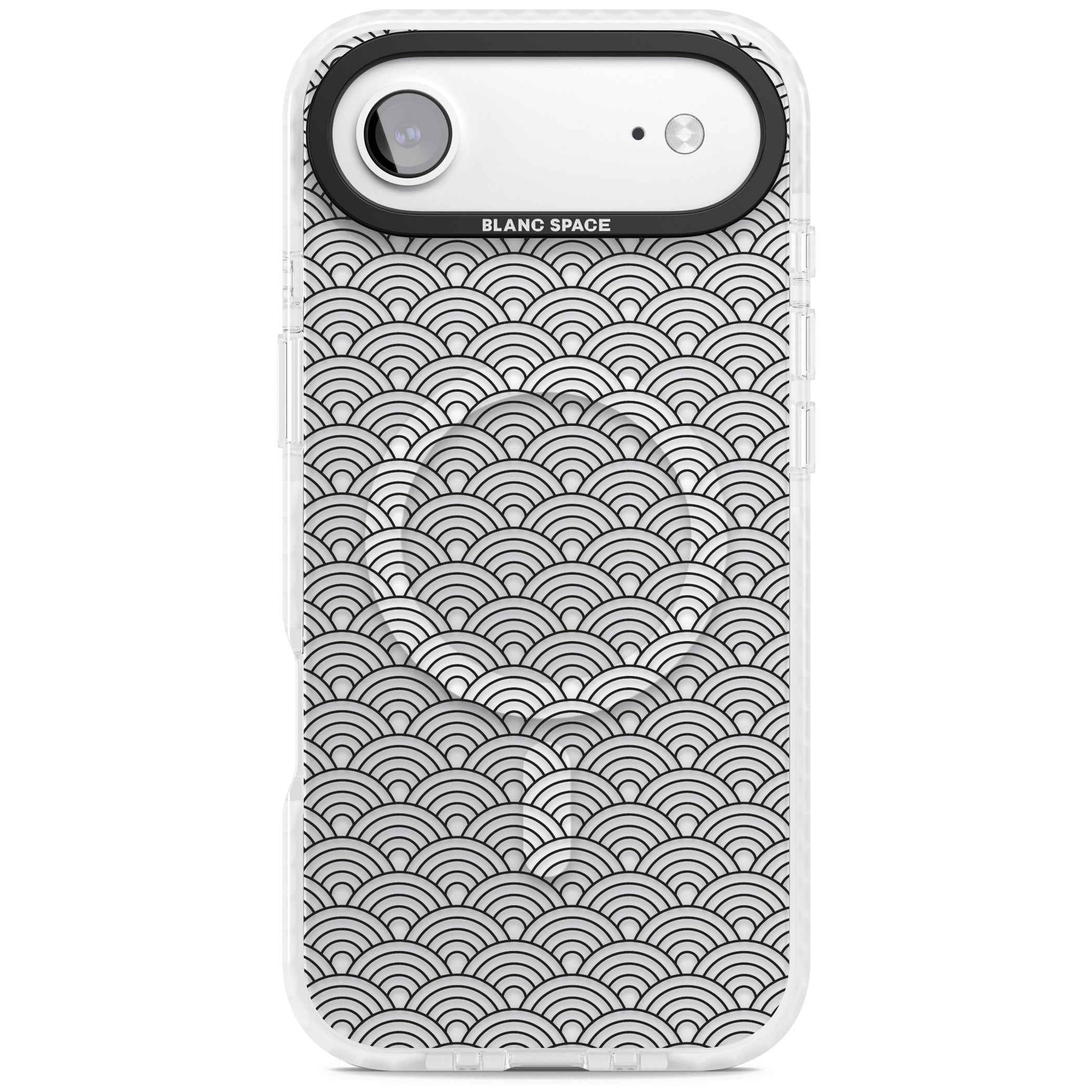 Scalloped Waves iPhone 17 Air Impact Pro Clear Phone Case