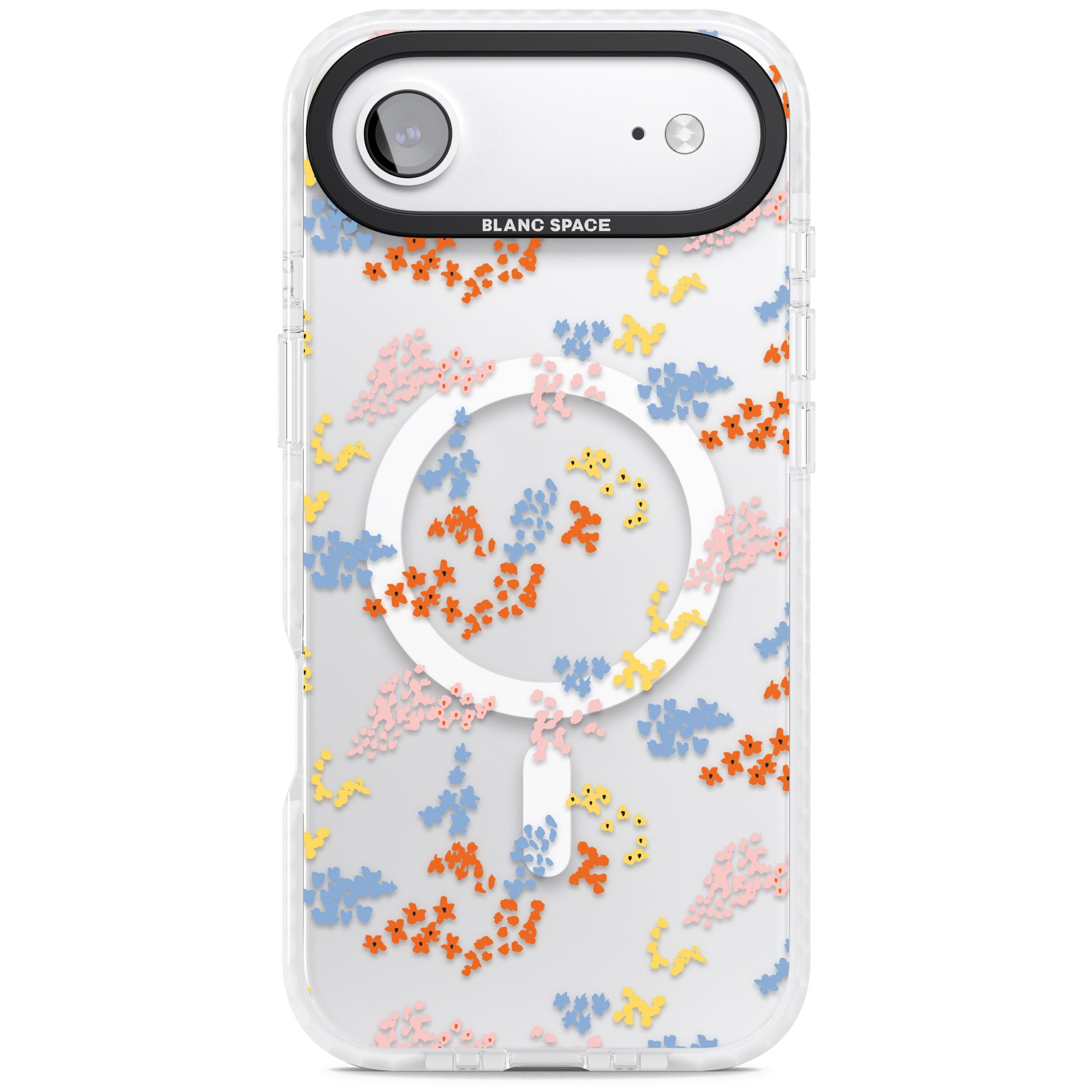 Floral Confetti: Transparent Delight iPhone 17 Air Impact Pro Clear Phone Case