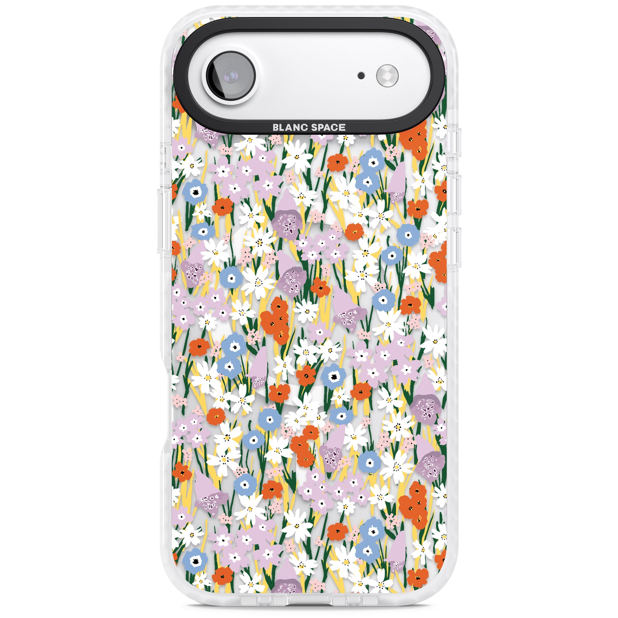Vibrant Floral Garden iPhone 17 Air Impact Pro Clear Phone Case