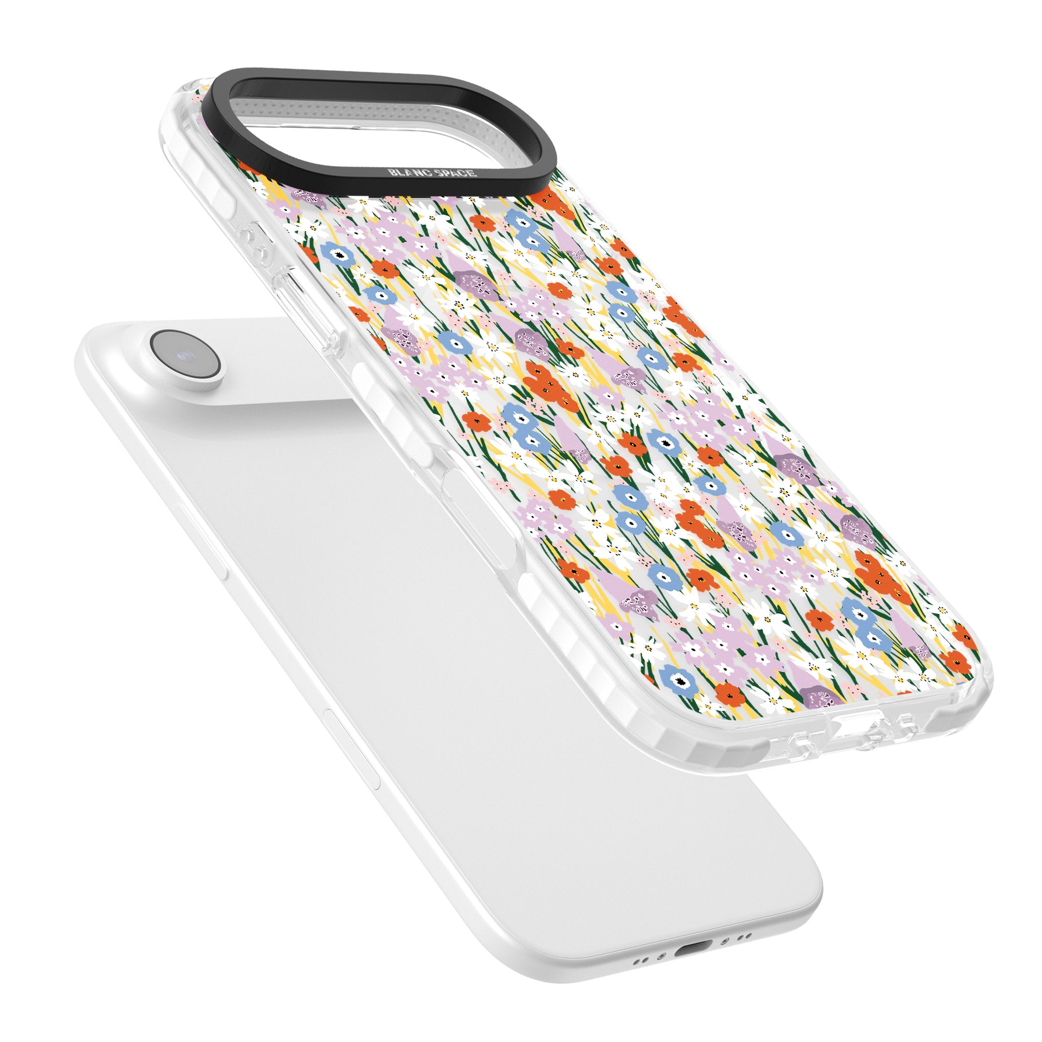 Vibrant Floral Garden iPhone 17 Air Impact Pro Clear Phone Case Colours