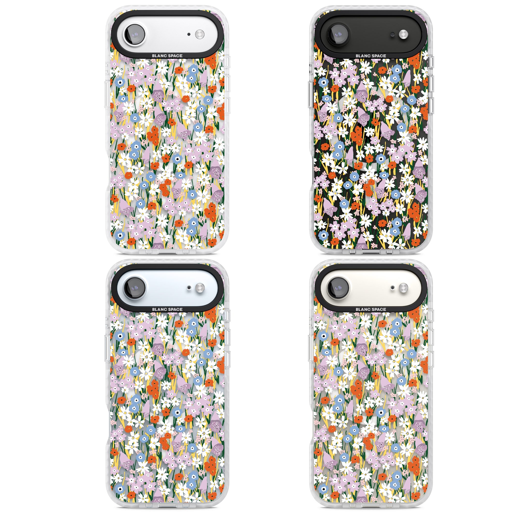 Vibrant Floral Garden iPhone 17 Air Impact Pro Clear Phone Case APT Impact Protection