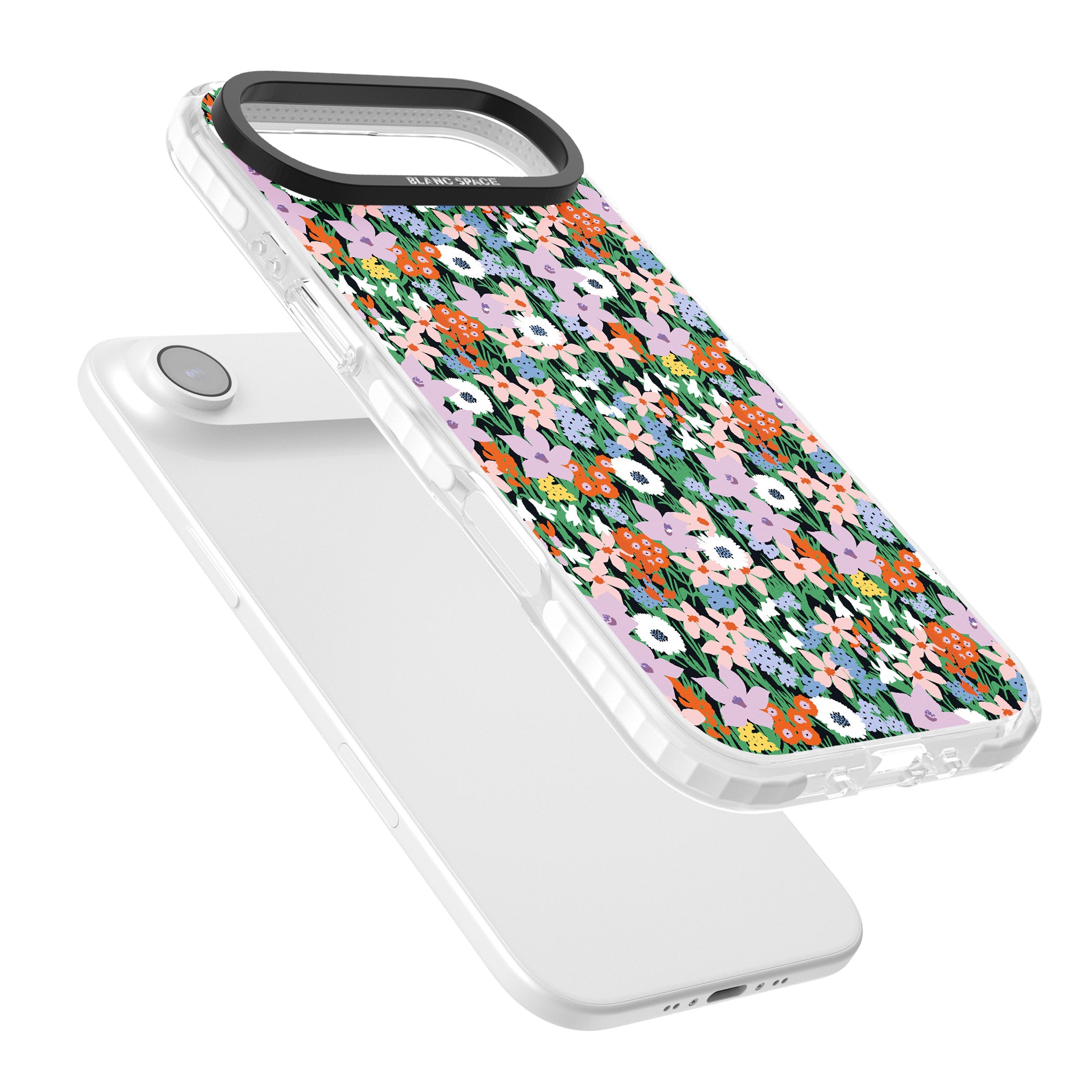 Jazzy Floral Mix iPhone 17 Air Impact Pro Clear Phone Case Colours