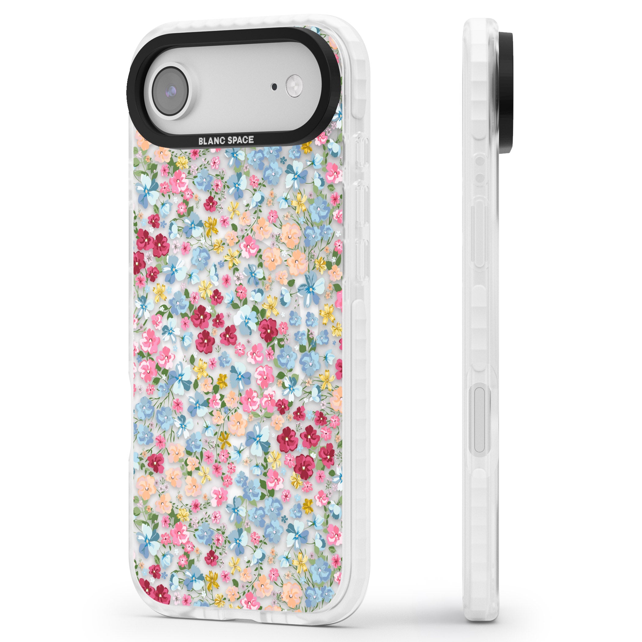 Venetian Meadow iPhone 17 Air Impact Pro Clear Phone Case Side Profile