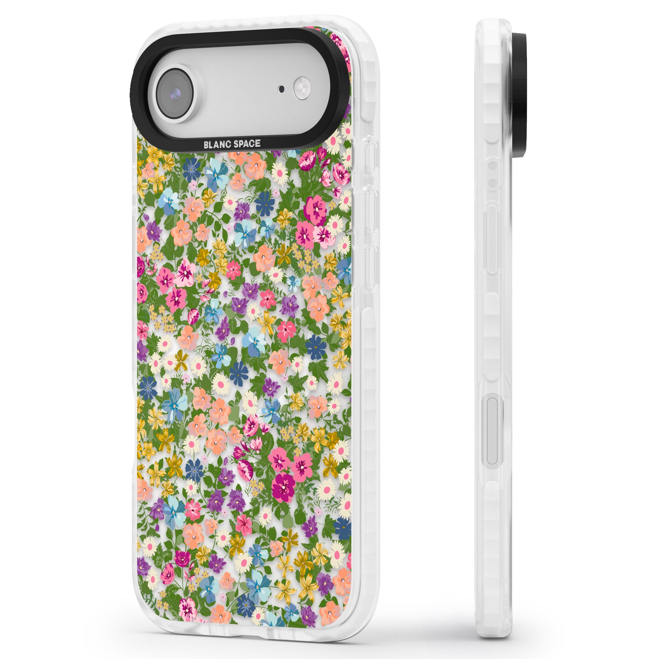 Tuscan Meadow iPhone 17 Air Impact Pro Clear Phone Case Side Profile