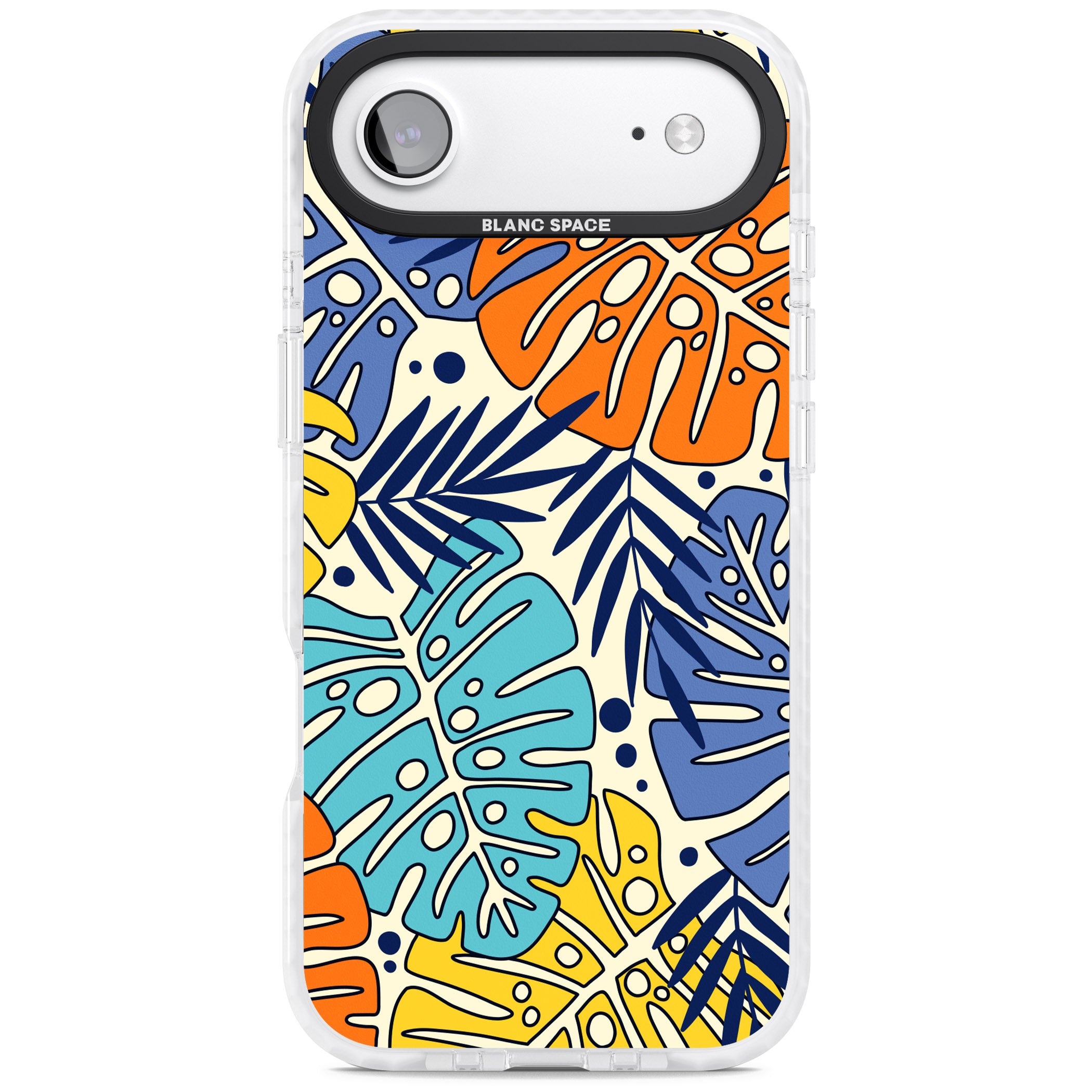 Beach Leaves iPhone 17 Air Impact Pro Clear Phone Case