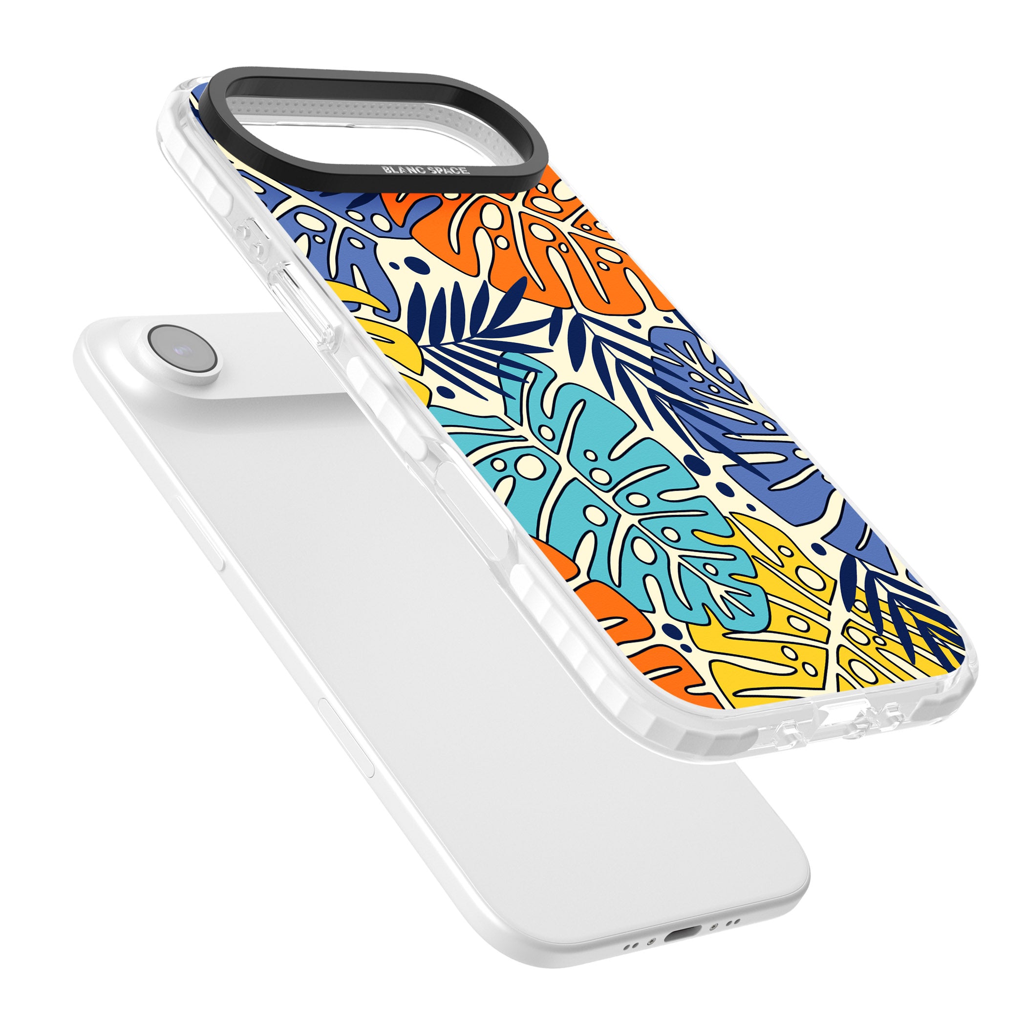 Beach Leaves iPhone 17 Air Impact Pro Clear Phone Case Colours