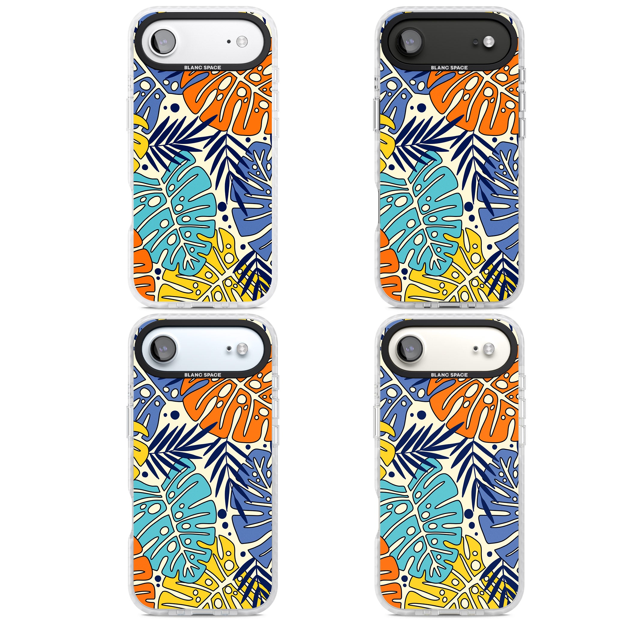 Beach Leaves iPhone 17 Air Impact Pro Clear Phone Case APT Impact Protection