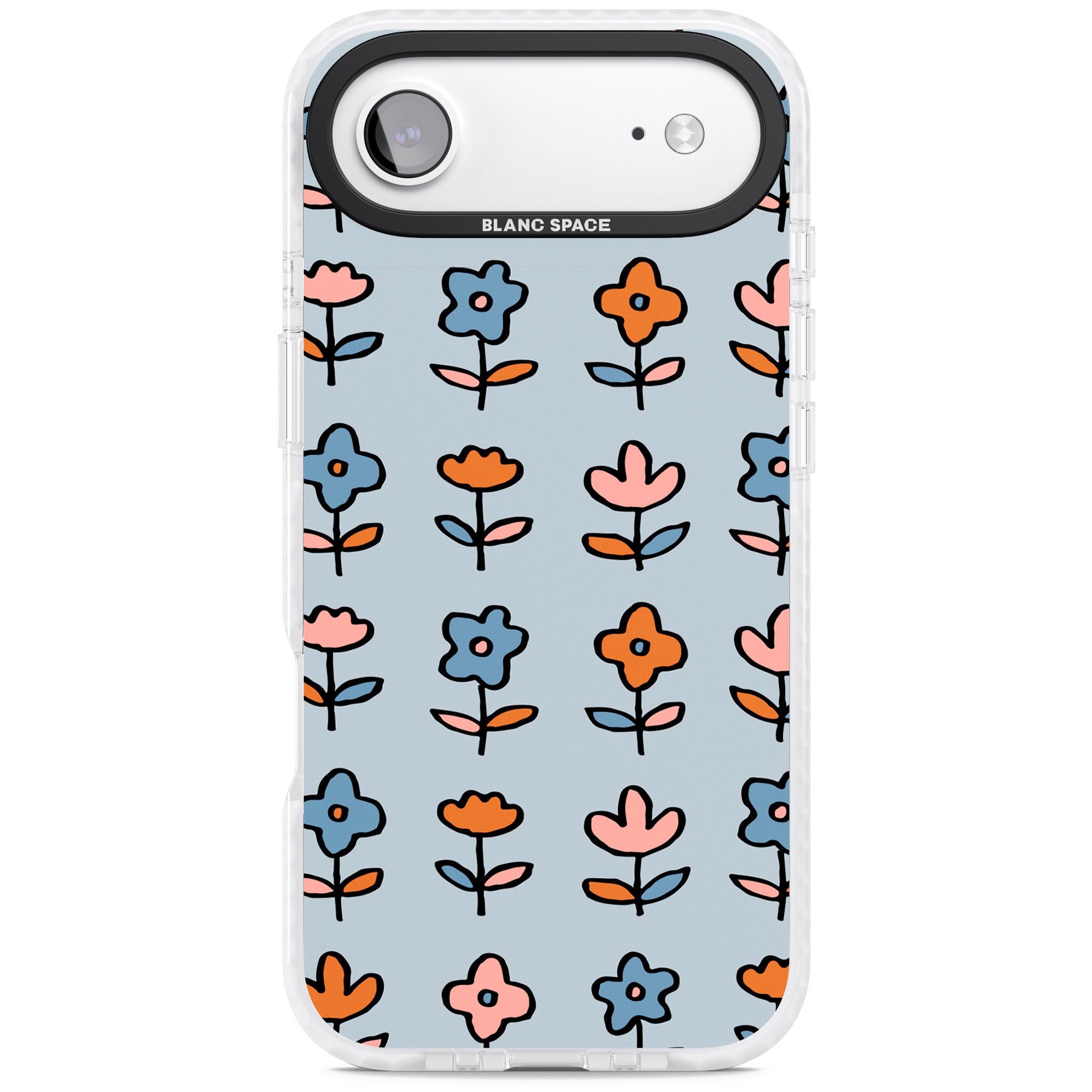 Vintage Floral Array iPhone 17 Air Impact Pro Clear Phone Case