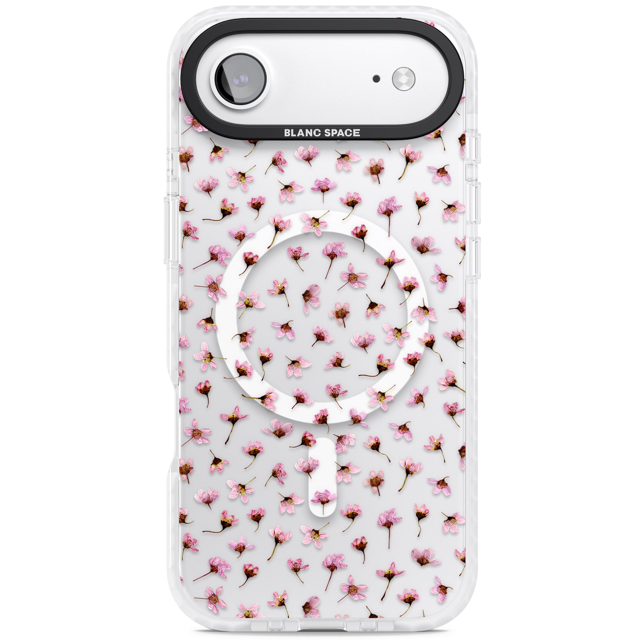 Pink Blossom iPhone 17 Air Impact Pro Clear Phone Case