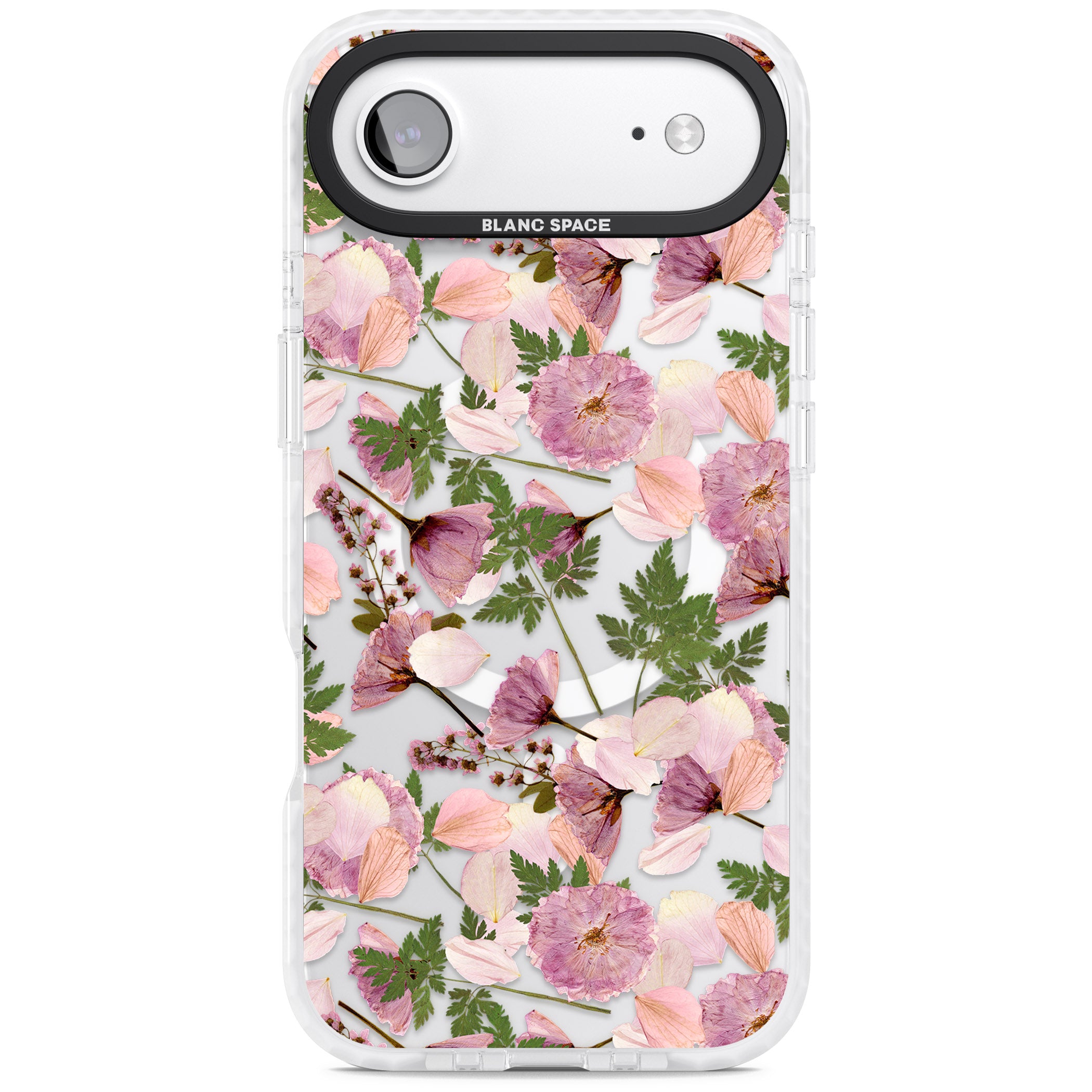 Pink Floral Appreciation iPhone 17 Air Impact Pro Clear Phone Case