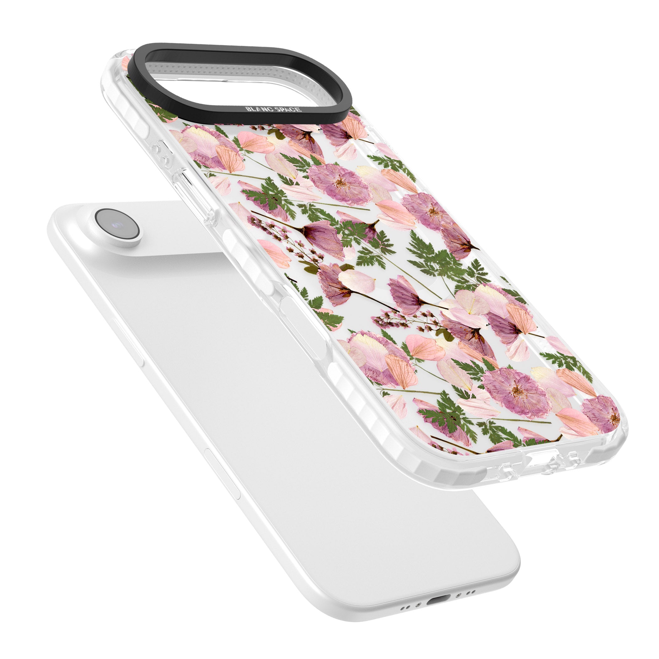Pink Floral Appreciation iPhone 17 Air Impact Pro Clear Phone Case Colours