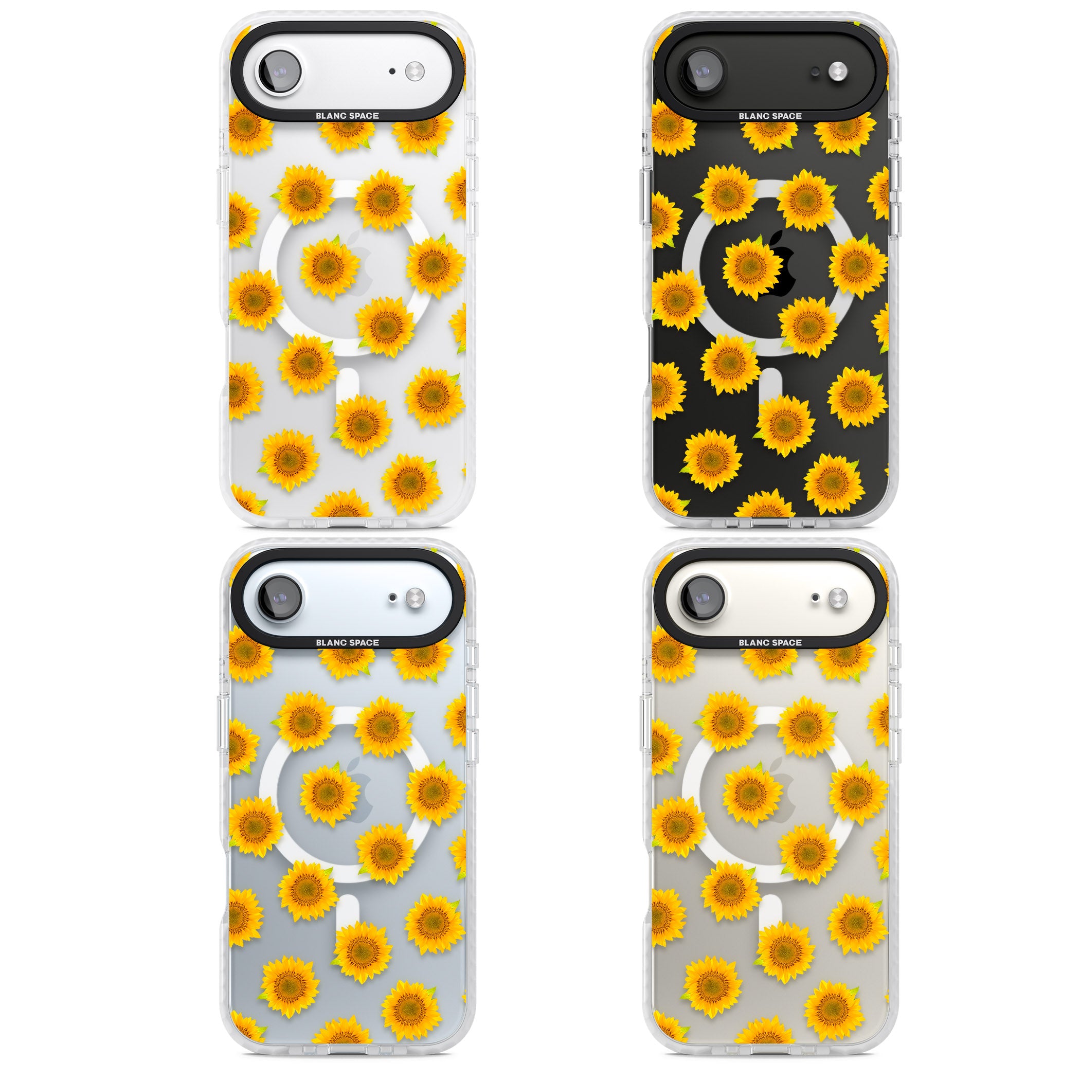 Sunflower Flourish iPhone 17 Air Impact Pro Clear Phone Case APT Impact Protection