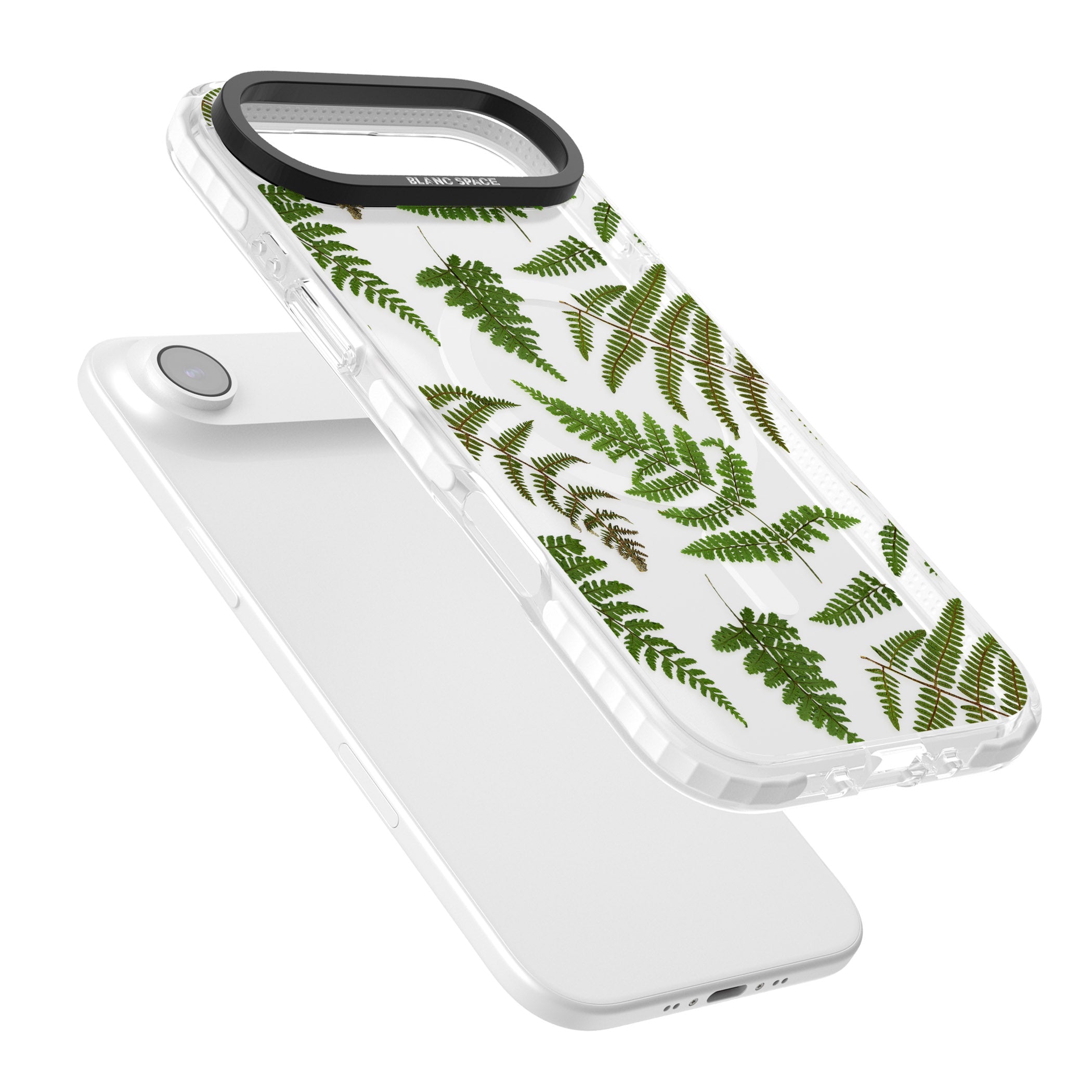Leafy Ferns iPhone 17 Air Impact Pro Clear Phone Case Colours