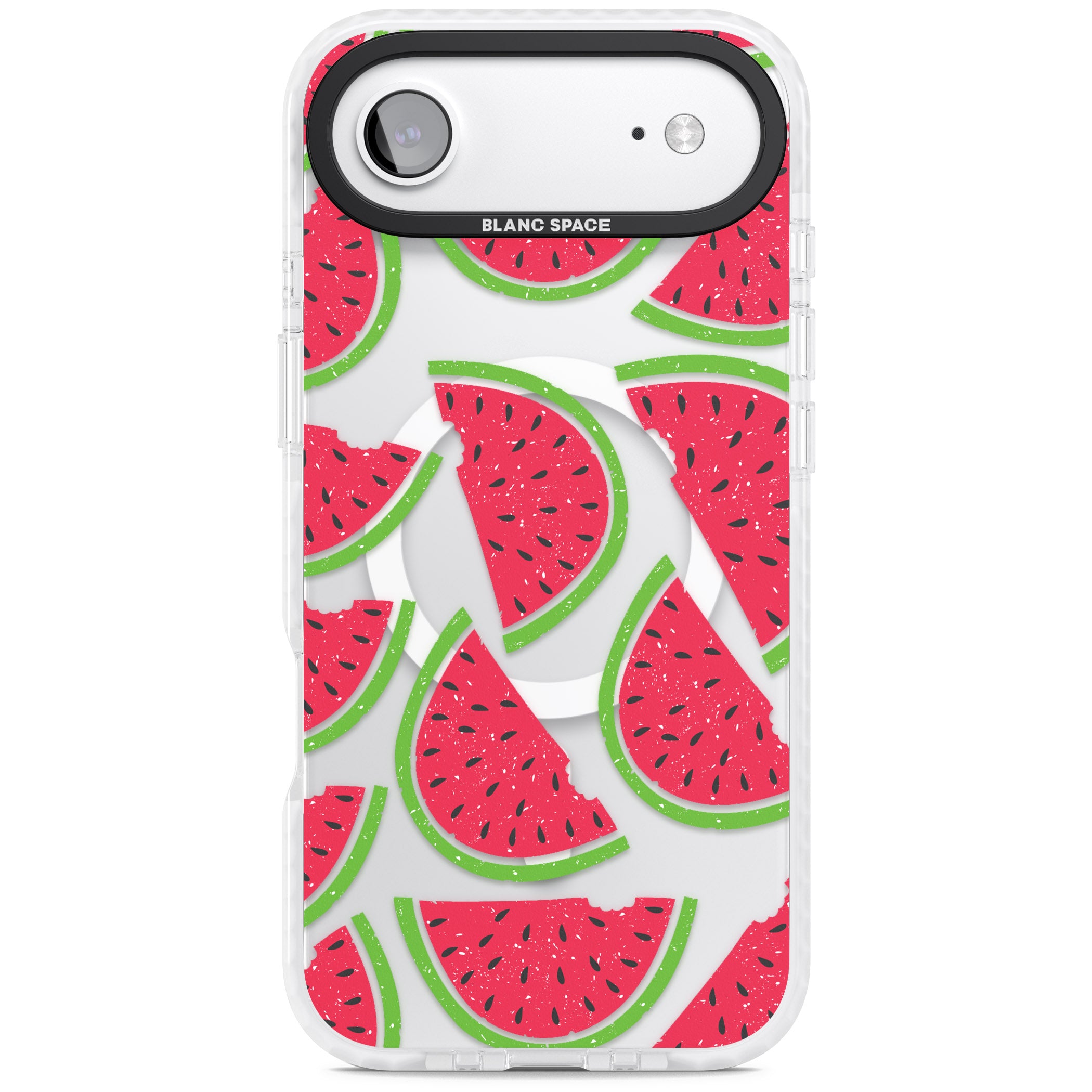 Watermelon Pattern iPhone 17 Air Impact Pro Clear Phone Case