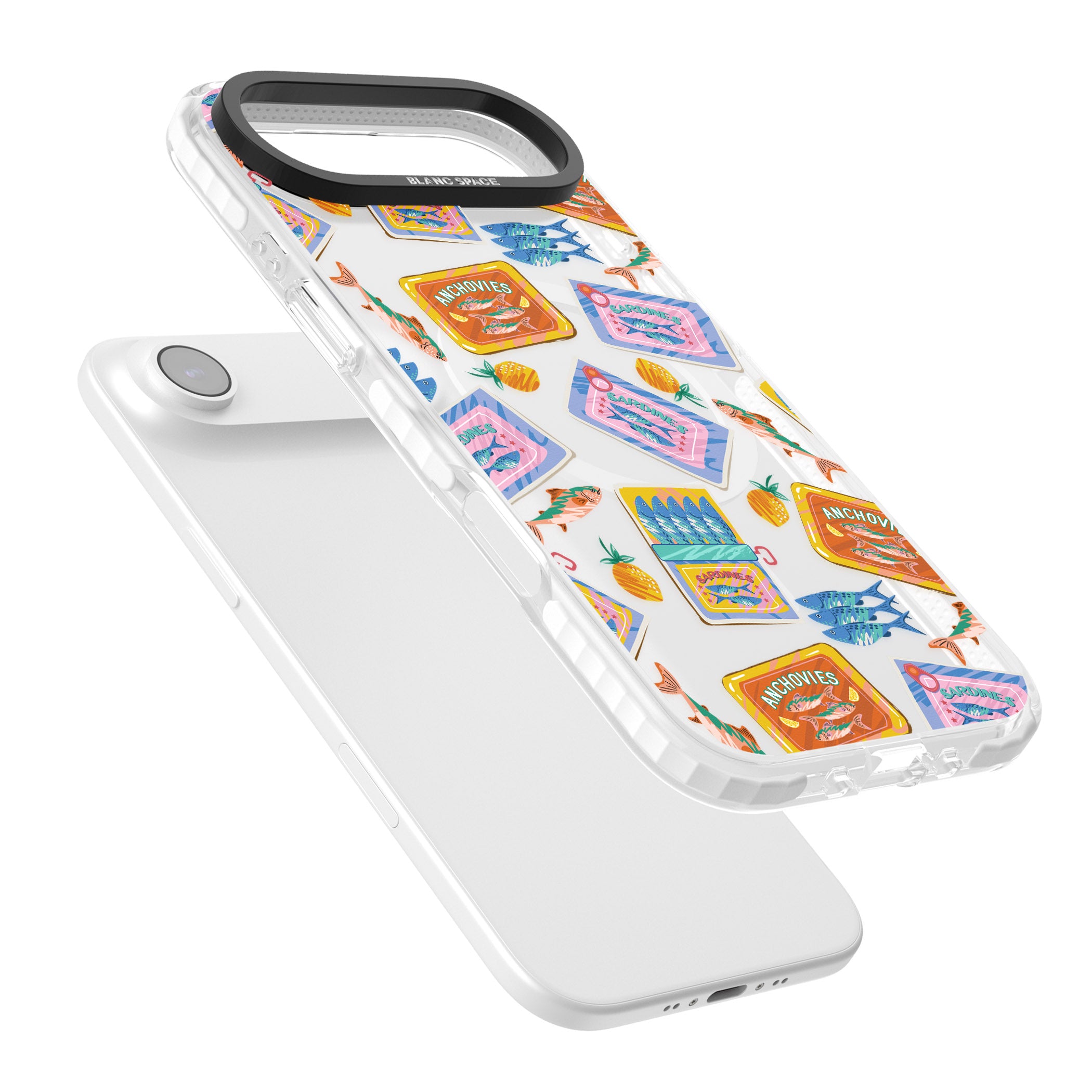 Sardines & Anchovies iPhone 17 Air Impact Pro Clear Phone Case Colours