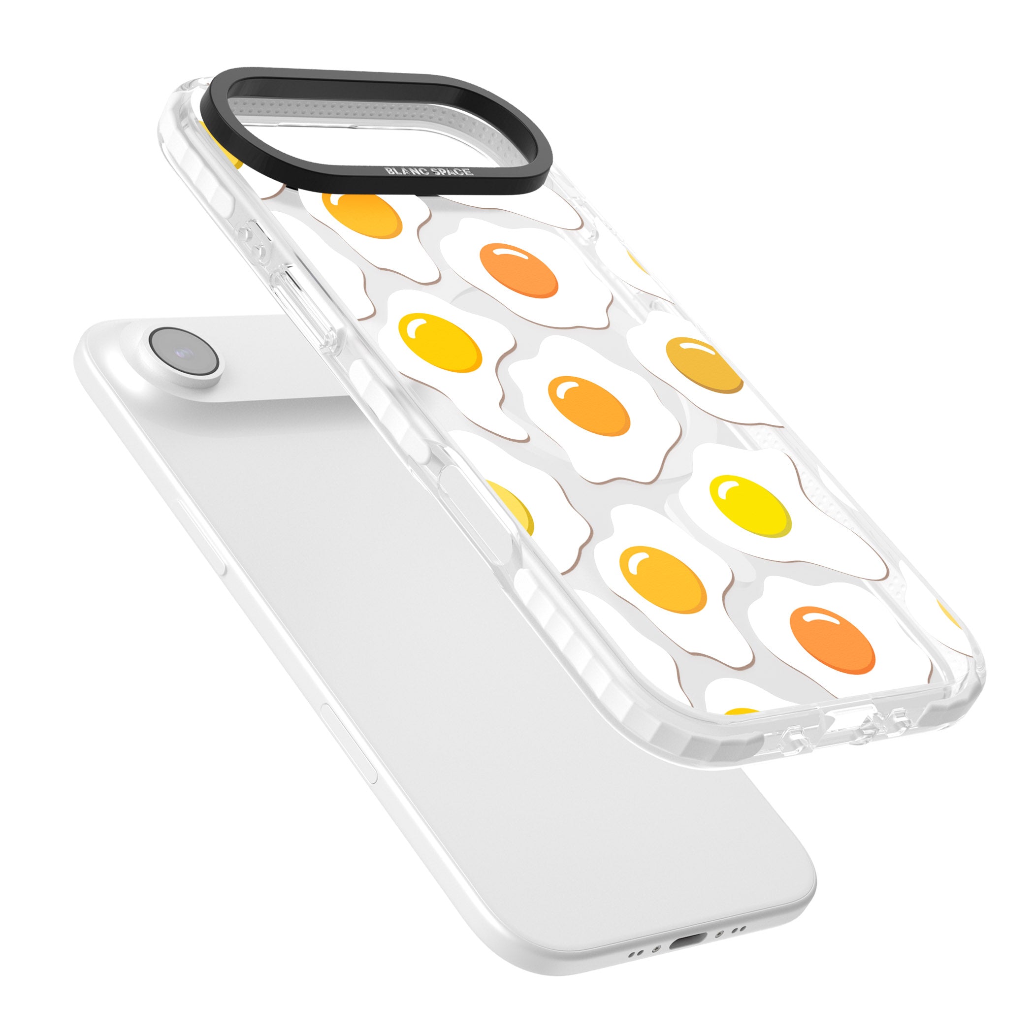 Fried Egg Pattern iPhone 17 Air Impact Pro Clear Phone Case Colours