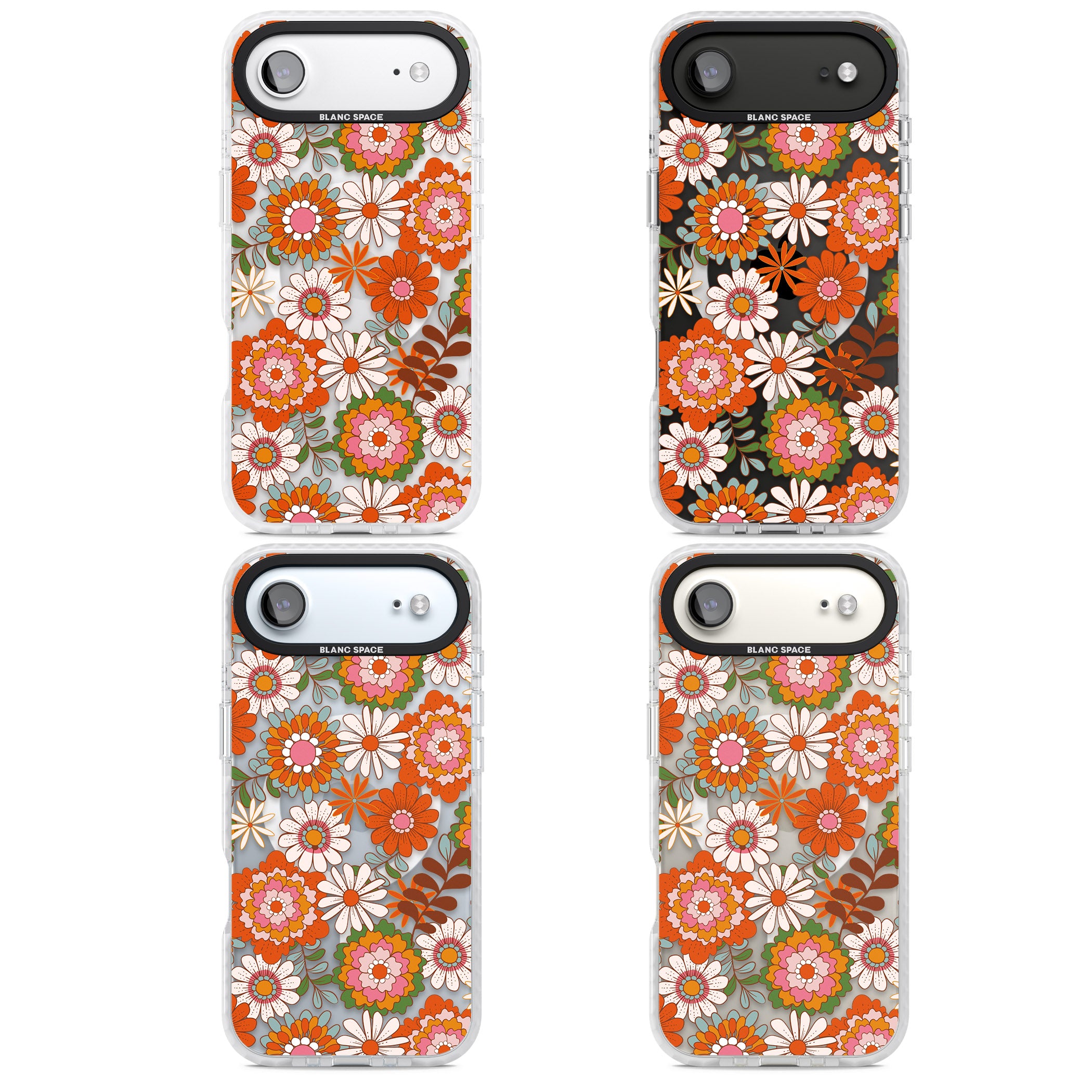 Seventies Bloom iPhone 17 Air Impact Pro Clear Phone Case APT Impact Protection
