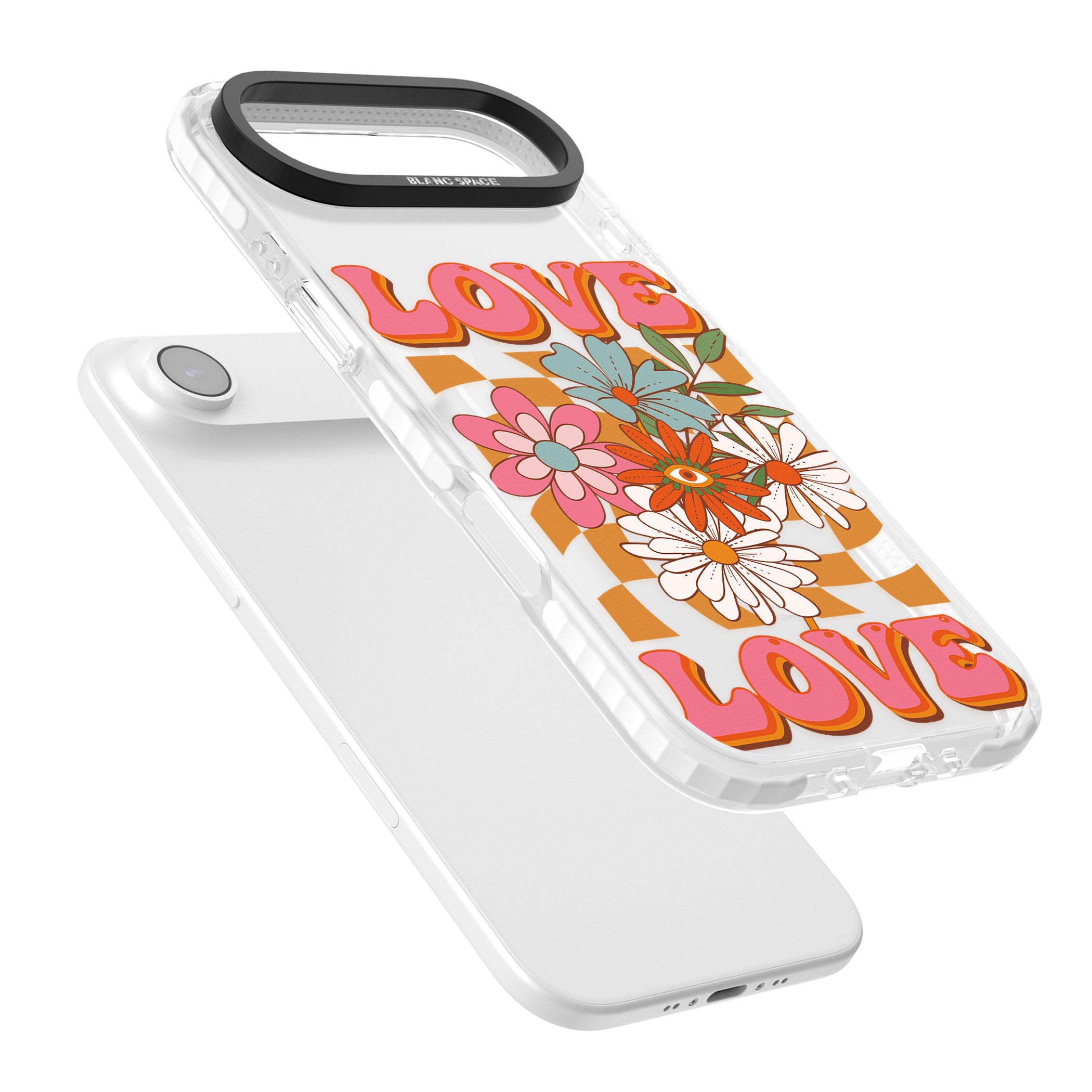 Love Bloom iPhone 17 Air Impact Pro Clear Phone Case Colours