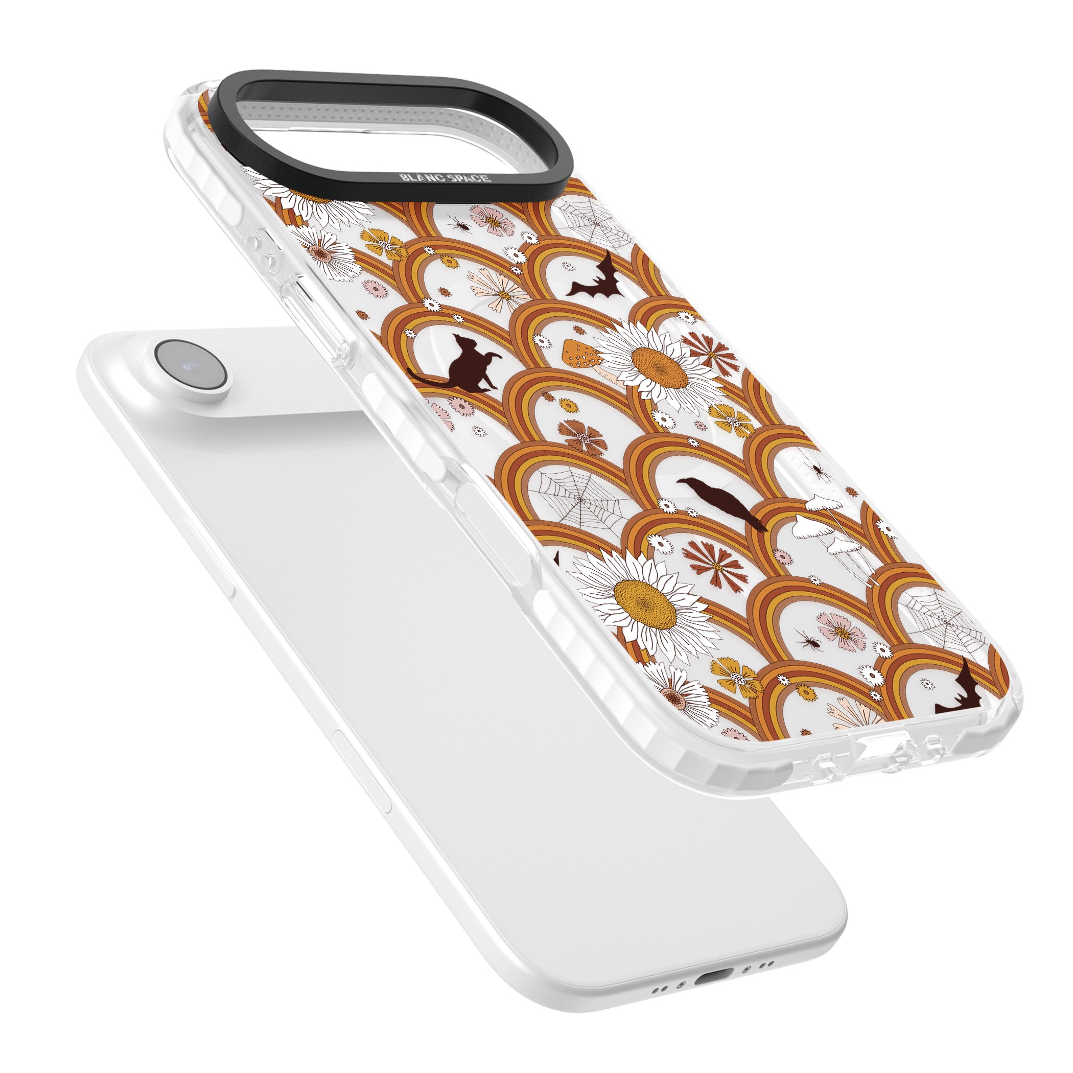 Halloween Rainbows iPhone 17 Air Impact Pro Clear Phone Case Colours