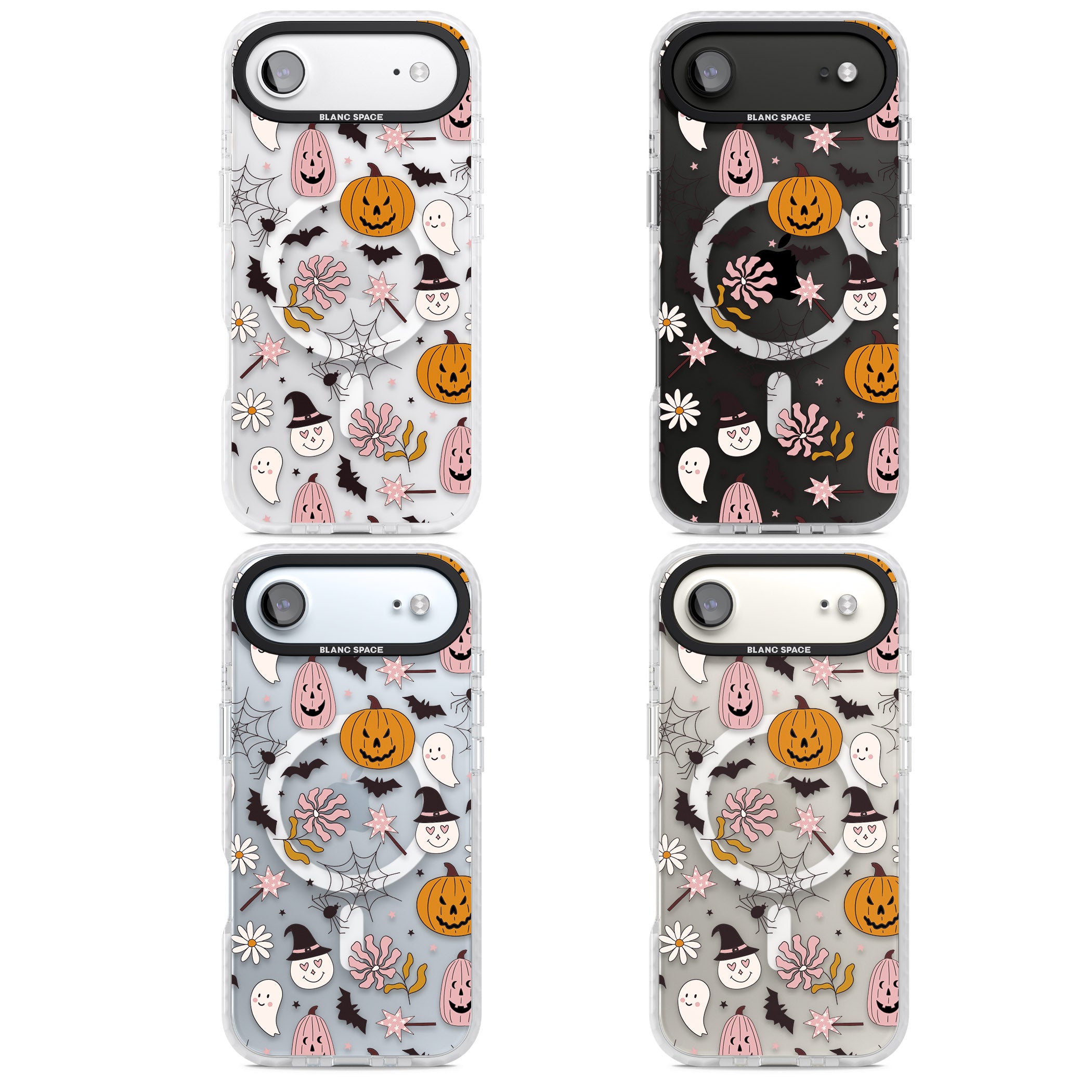 Spooky Mix iPhone 17 Air Impact Pro Clear Phone Case APT Impact Protection
