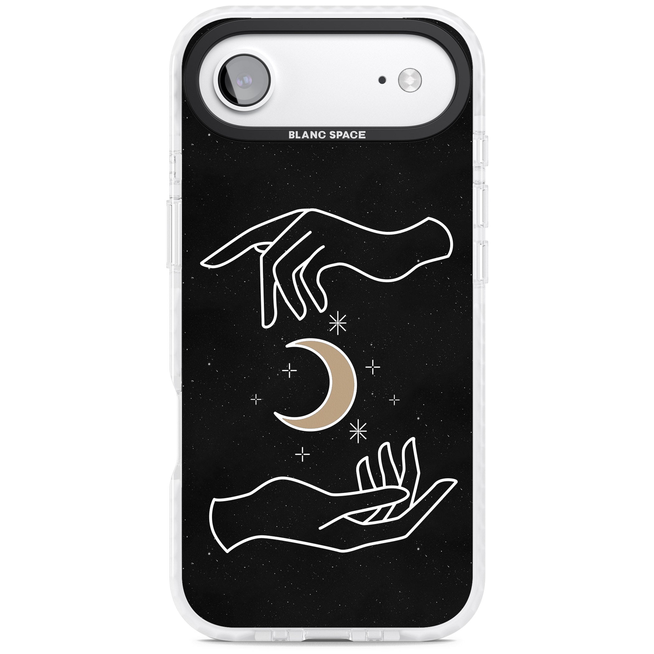 Cosmic Hands iPhone 17 Air Impact Pro Clear Phone Case