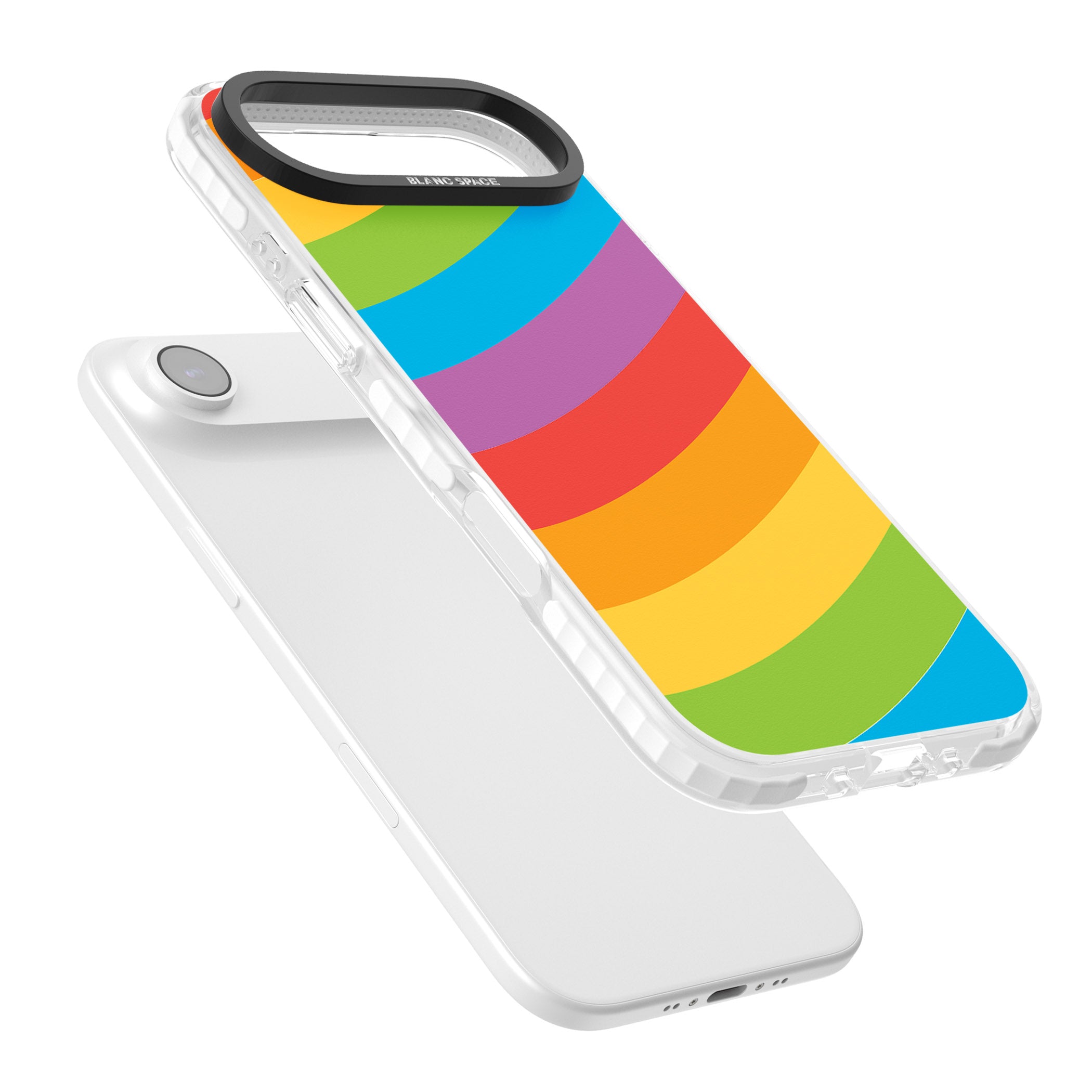 Lucky Rainbow iPhone 17 Air Impact Pro Clear Phone Case Colours