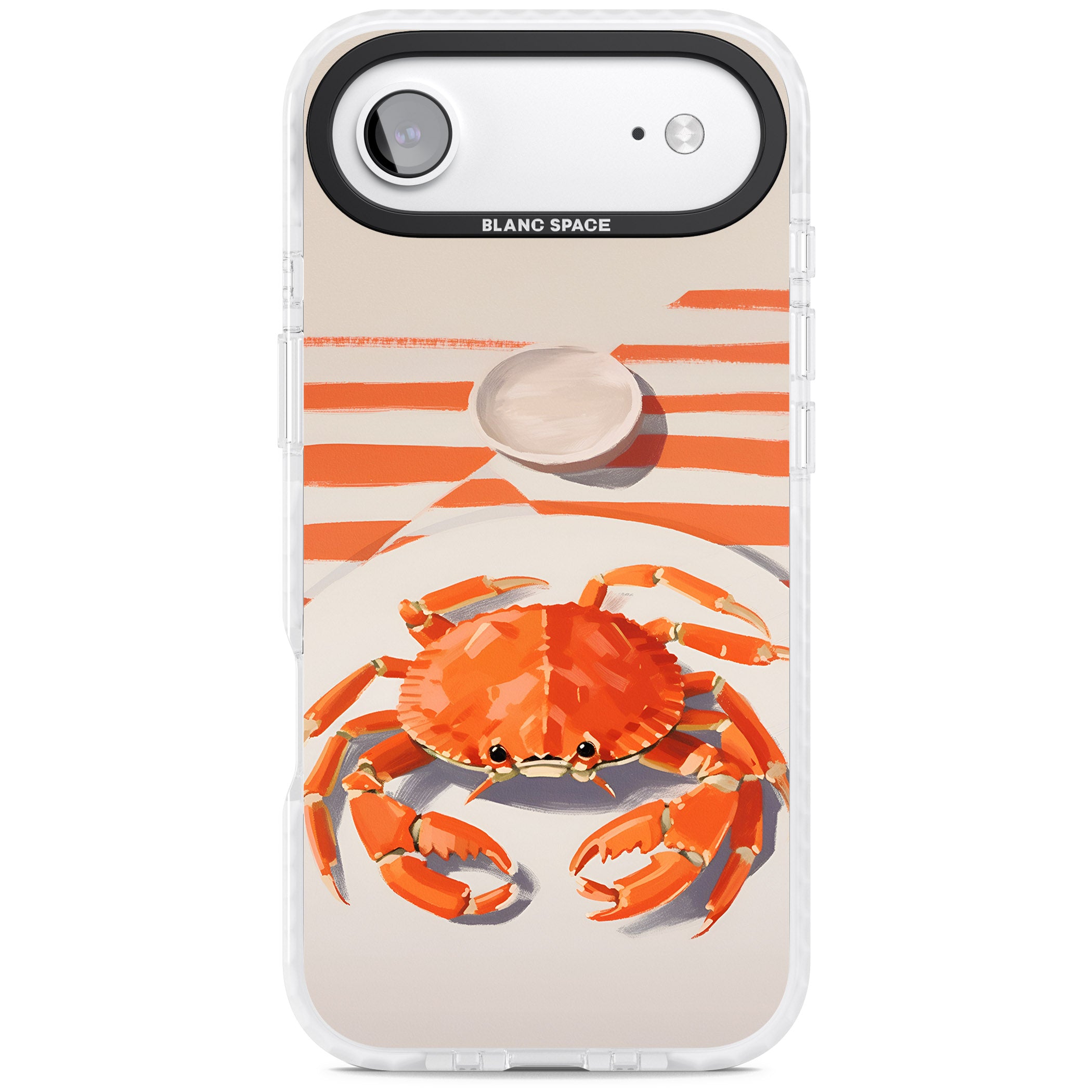 Beach Crab iPhone 17 Air Impact Pro Clear Phone Case