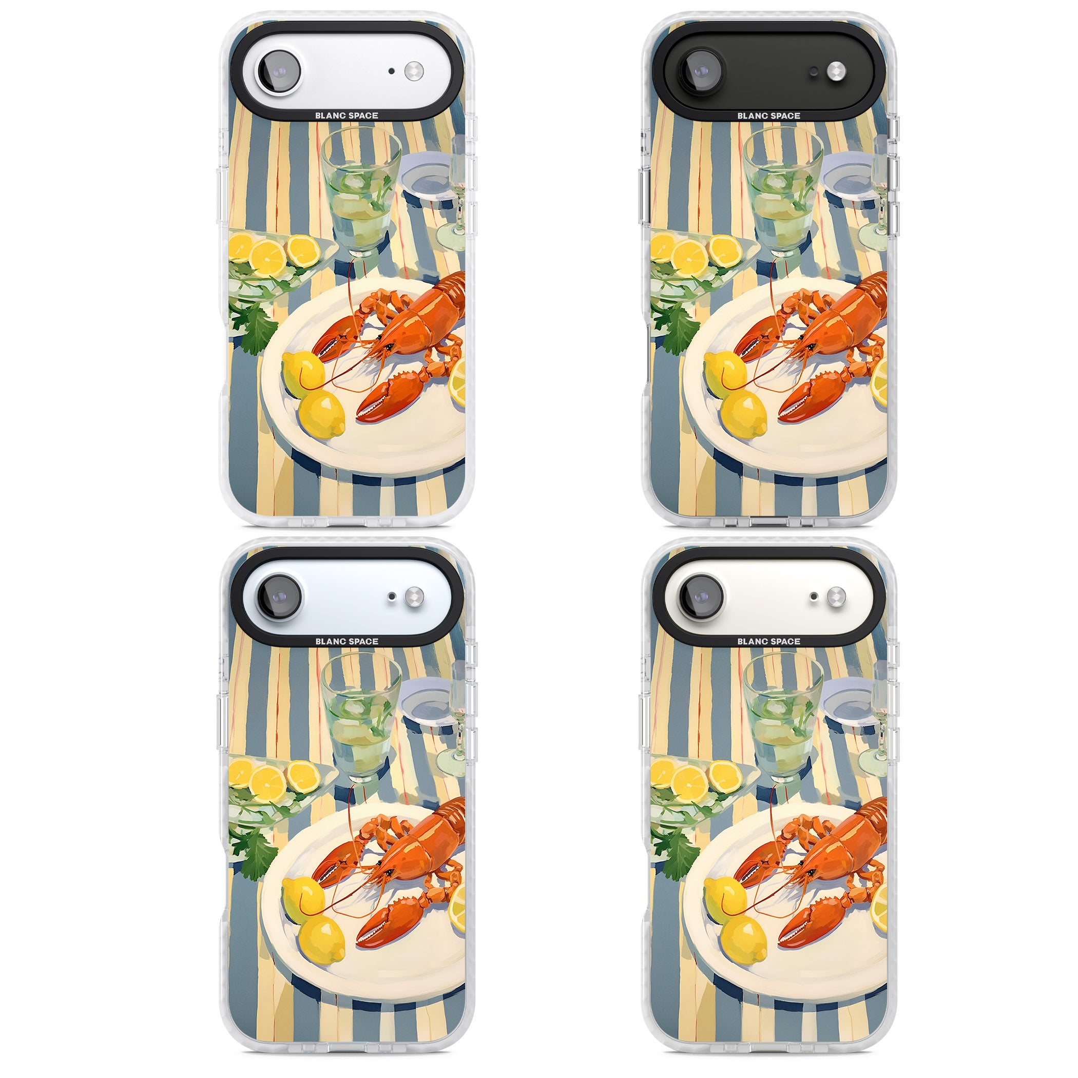 Lobster & Lemons iPhone 17 Air Impact Pro Clear Phone Case APT Impact Protection