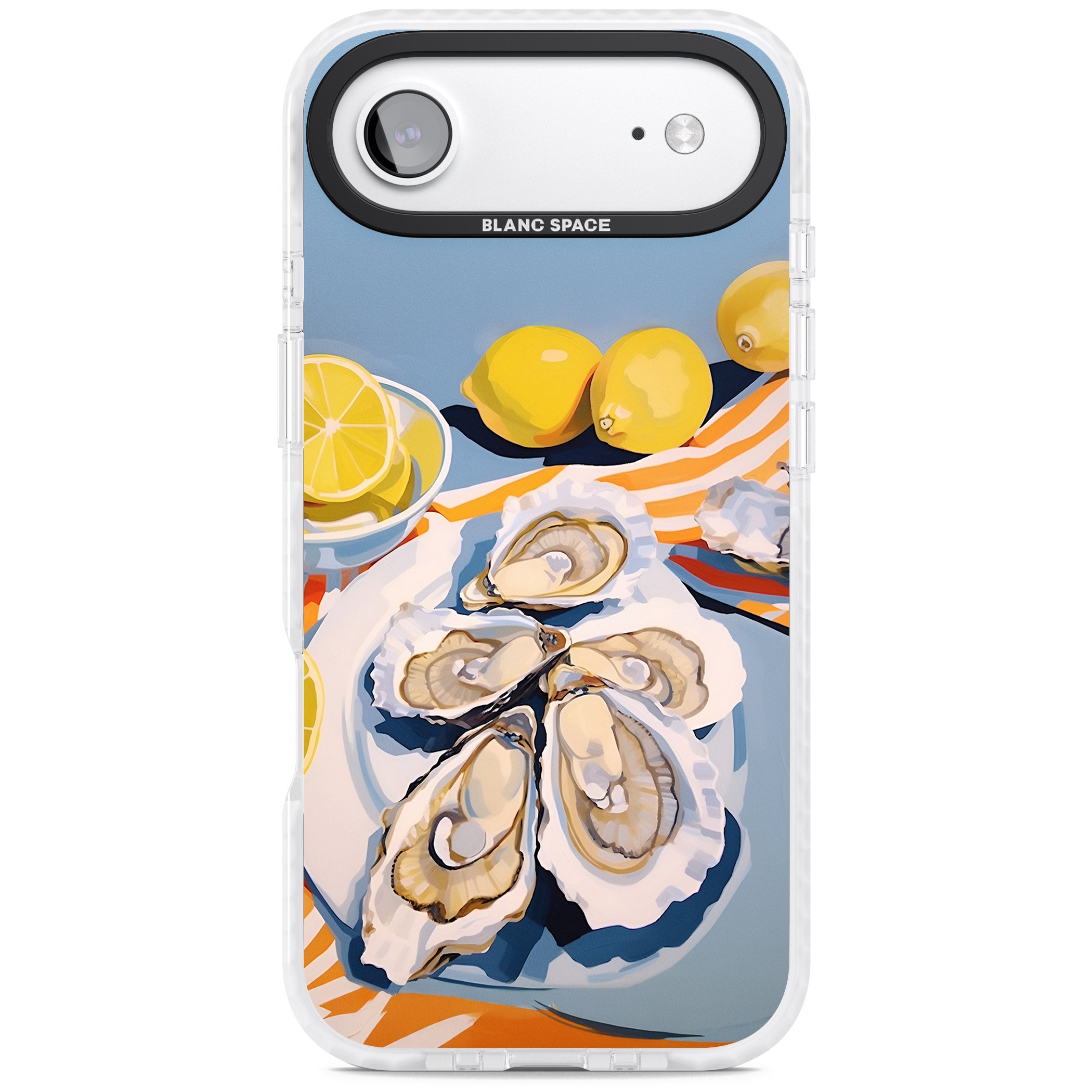 Fresh Oysters & Lemons iPhone 17 Air Impact Pro Clear Phone Case