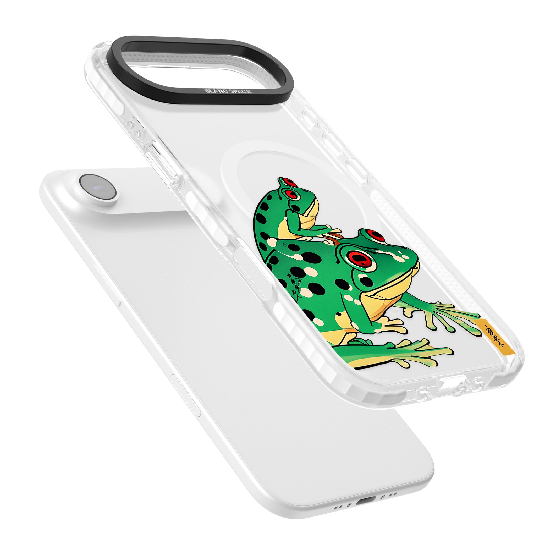 Matsumoto Hoji Frog Green iPhone 17 Air Impact Pro Clear Phone Case Colours