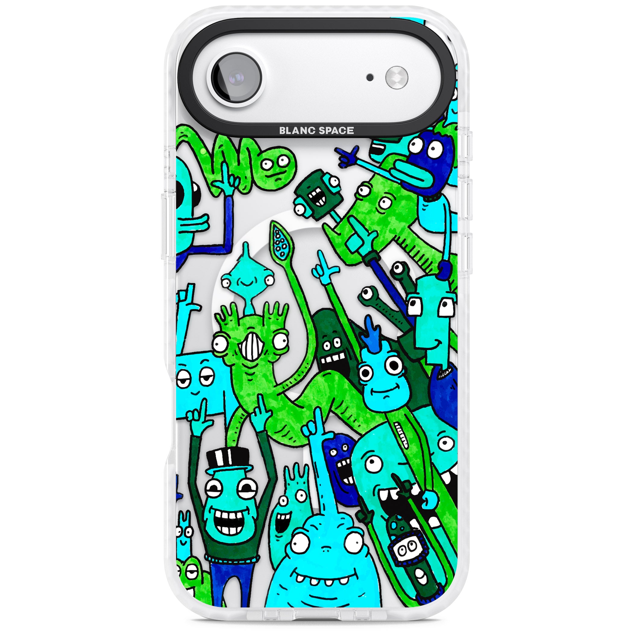 Don'T Point iPhone 17 Air Impact Pro Clear Phone Case