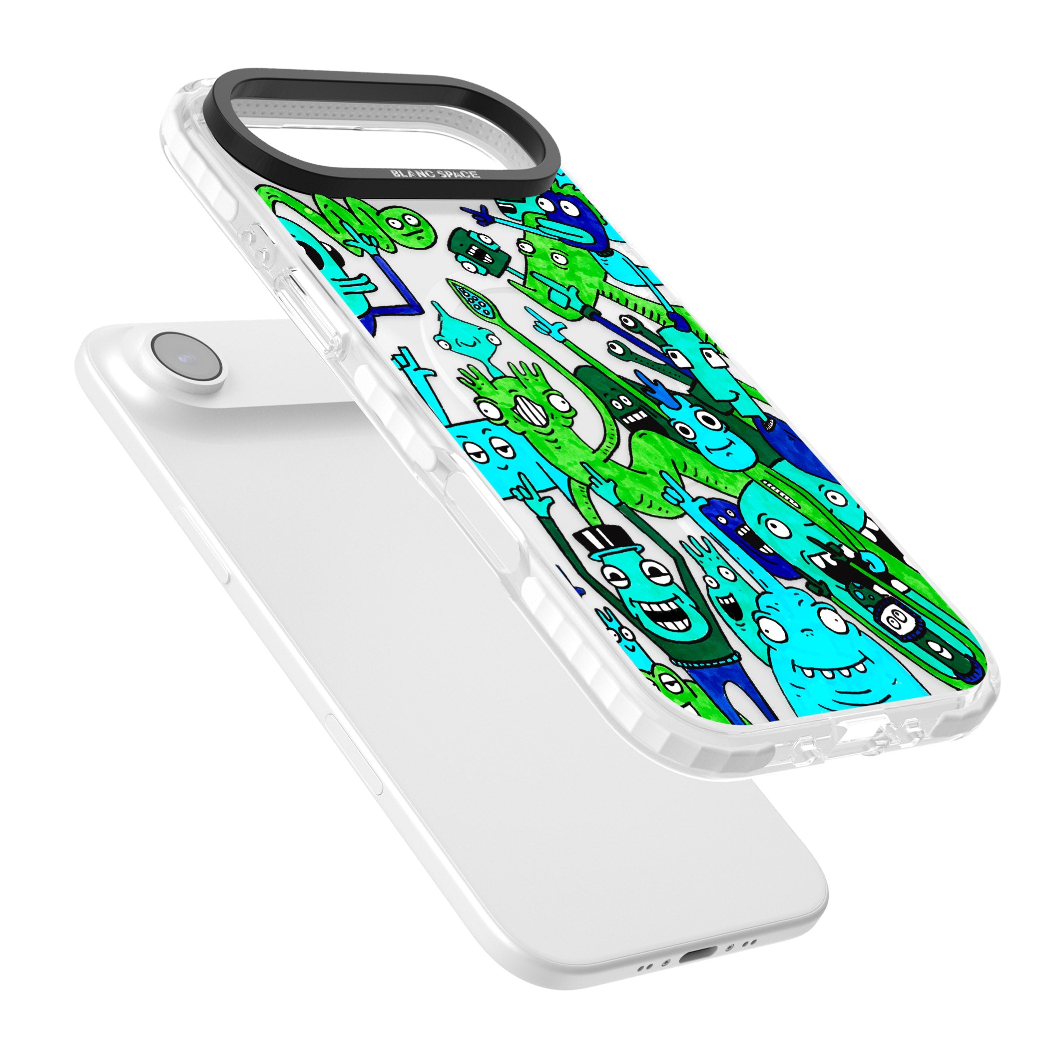 Don'T Point iPhone 17 Air Impact Pro Clear Phone Case Colours