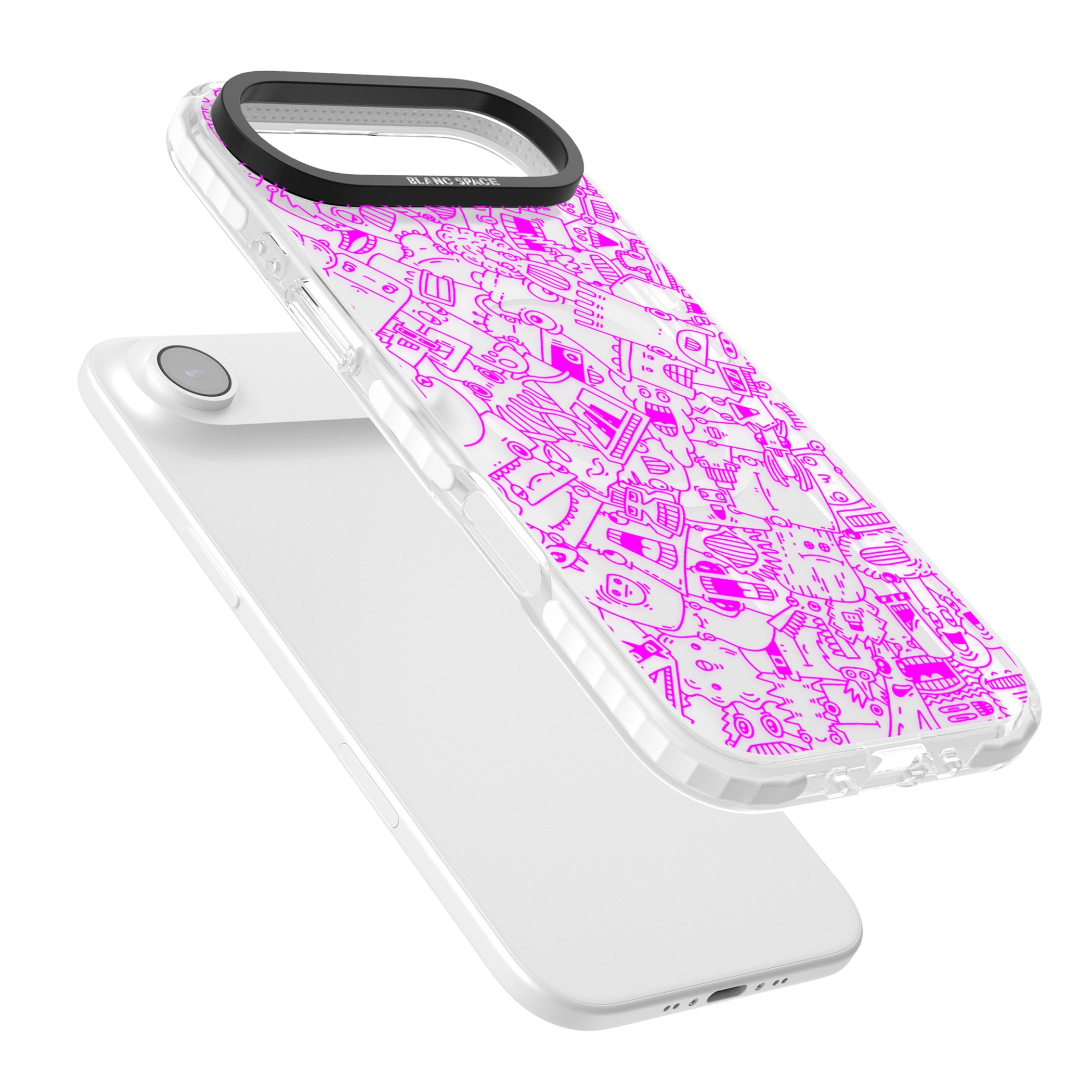 Pink Pals iPhone 17 Air Impact Pro Clear Phone Case Colours