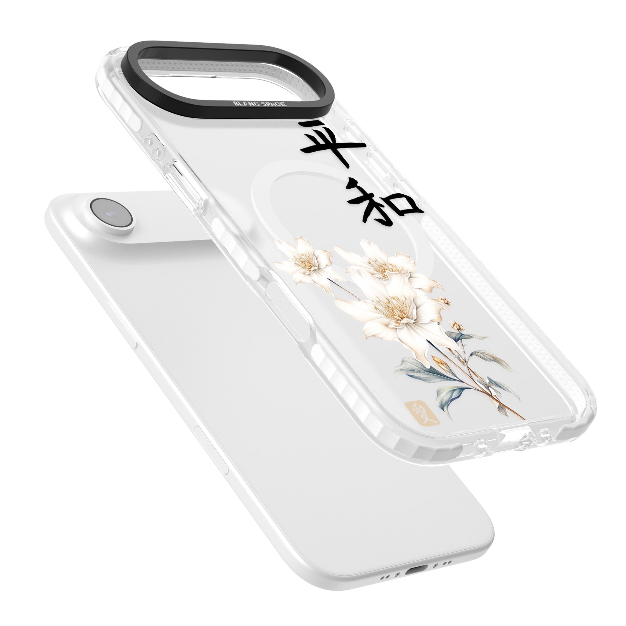 Peace And Flowers iPhone 17 Air Impact Pro Clear Phone Case Colours