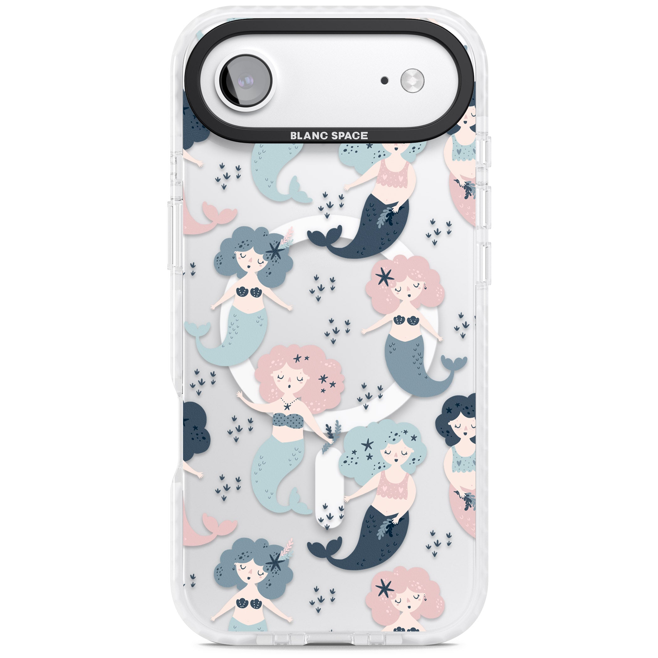 Pastel Mermaids iPhone 17 Air Impact Pro Clear Phone Case