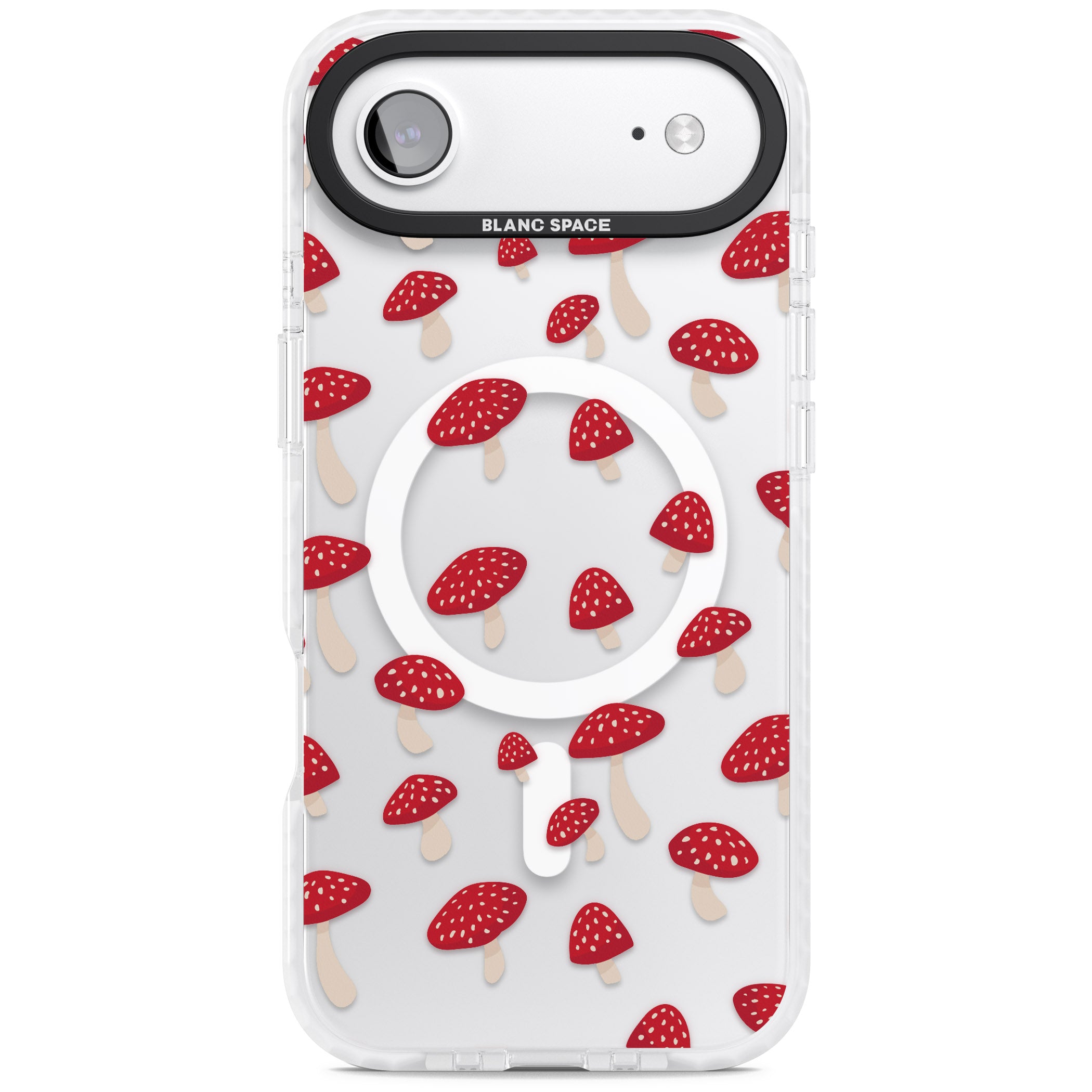 Magical Mushroom Pattern iPhone 17 Air Impact Pro Clear Phone Case