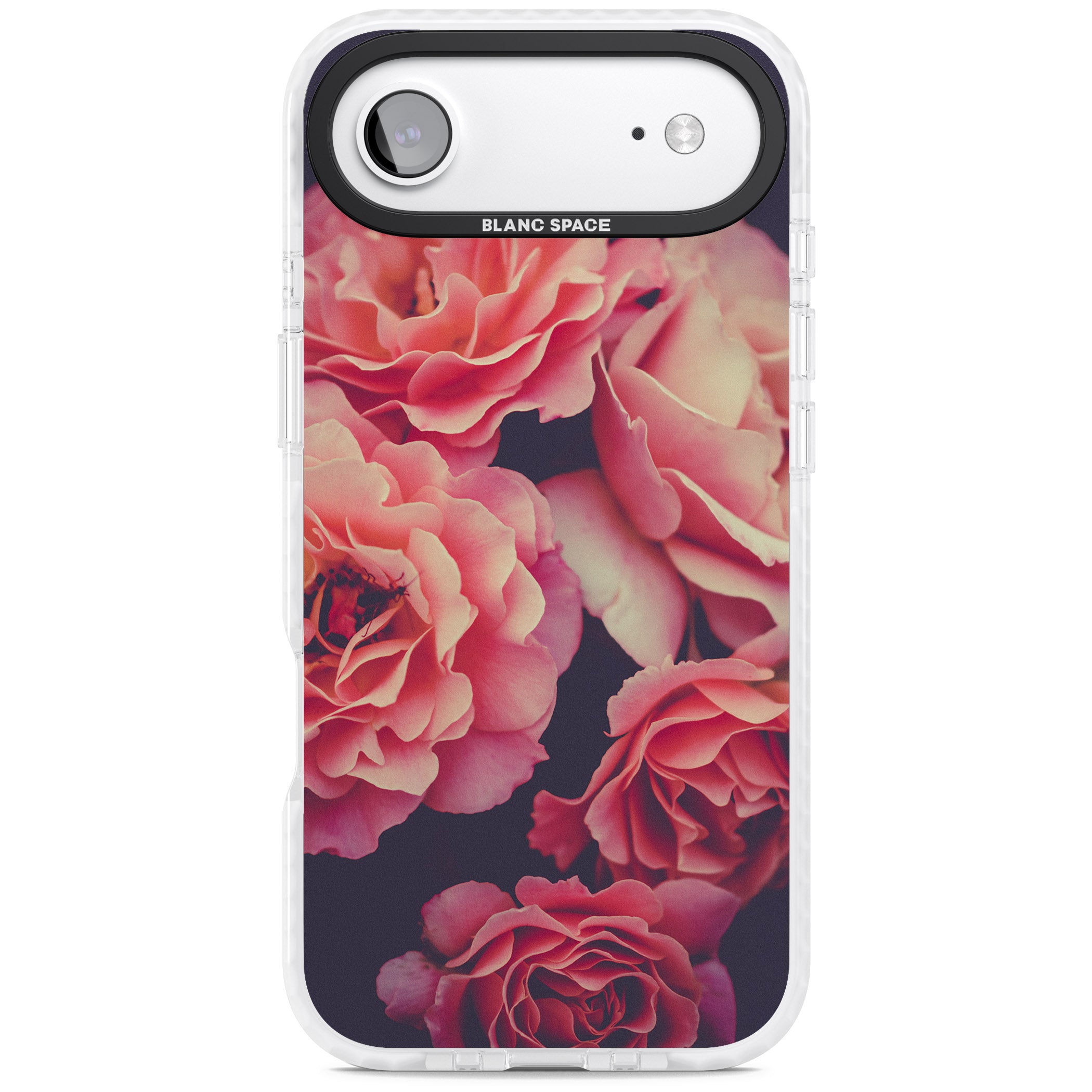 Midnight Rose Bloom iPhone 17 Air Impact Pro Clear Phone Case