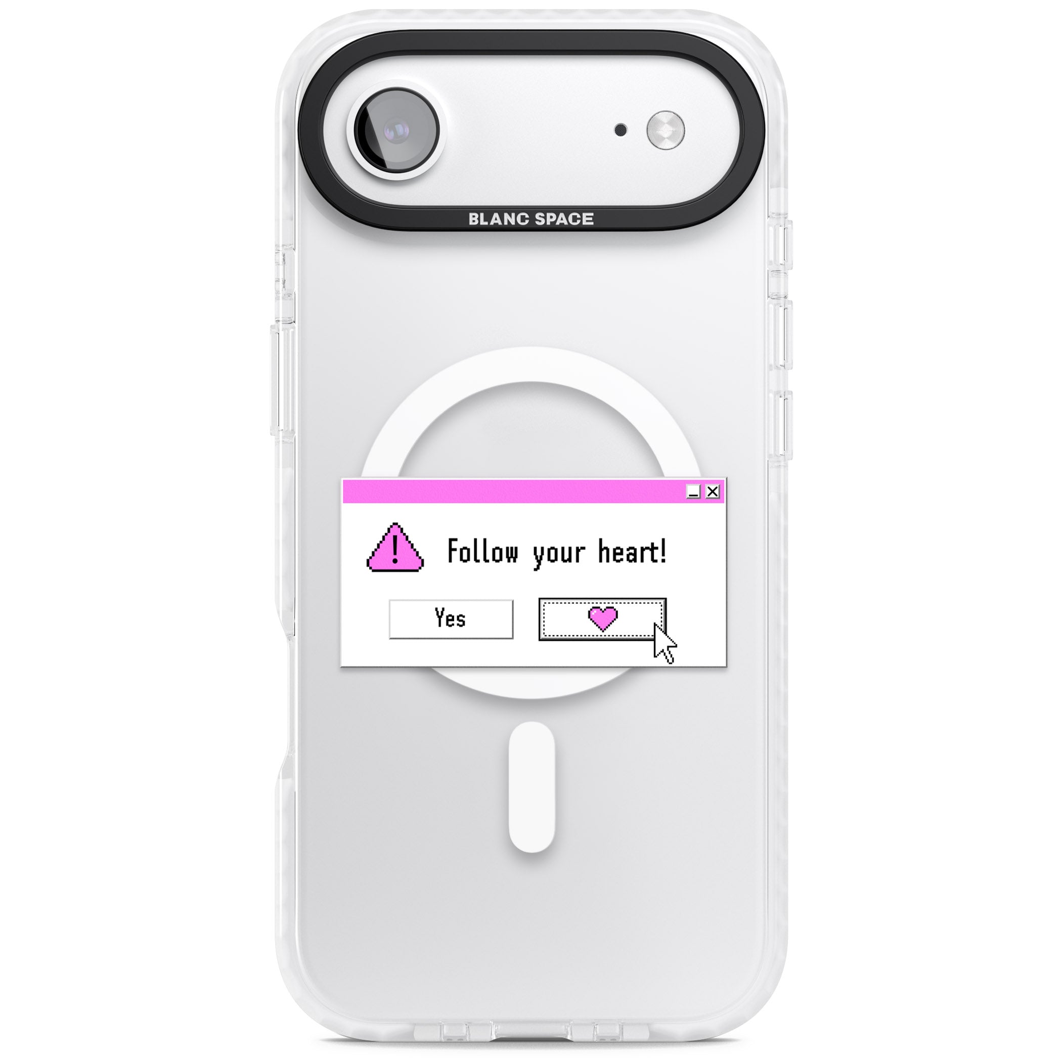 Follow Your Heart.Exe iPhone 17 Air Impact Pro Clear Phone Case