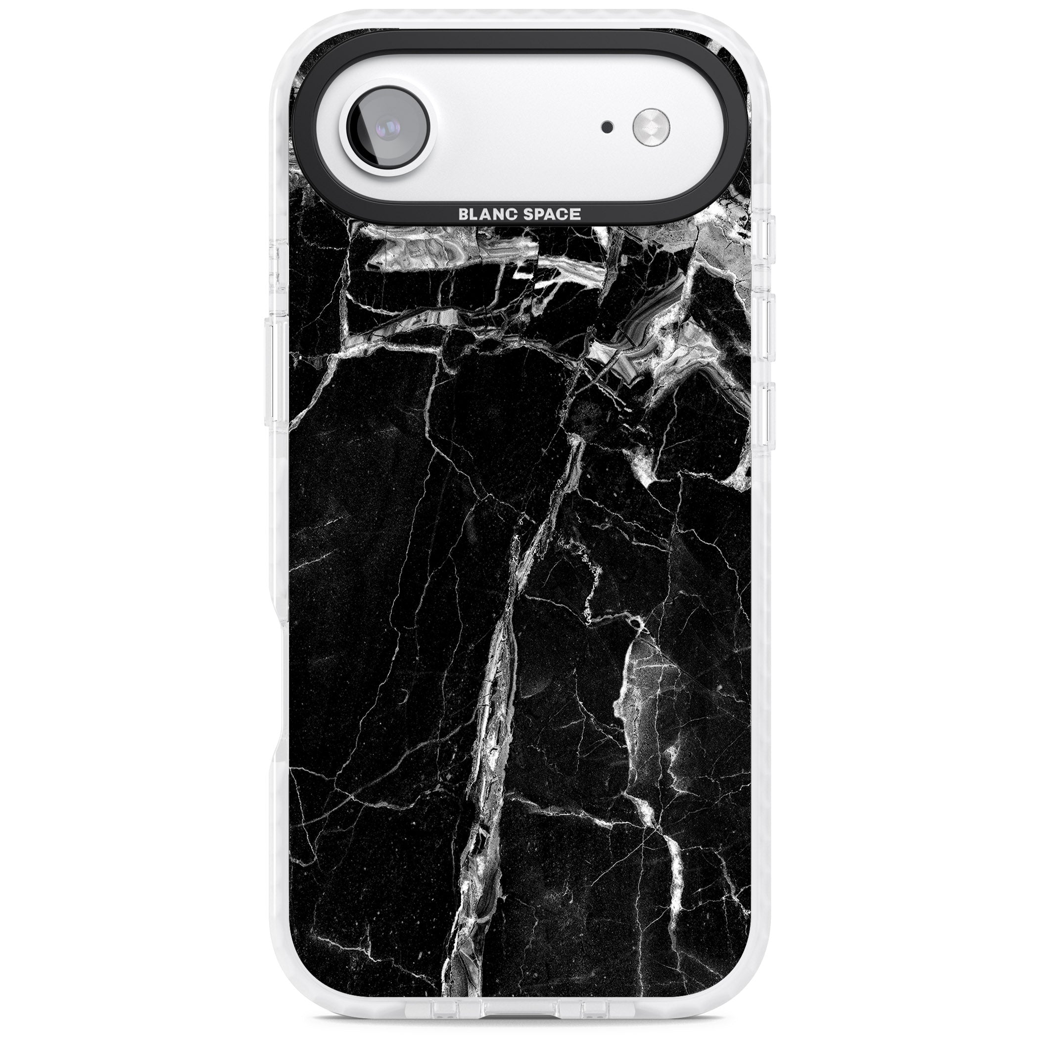 Black Onyx Marble iPhone 17 Air Impact Pro Clear Phone Case