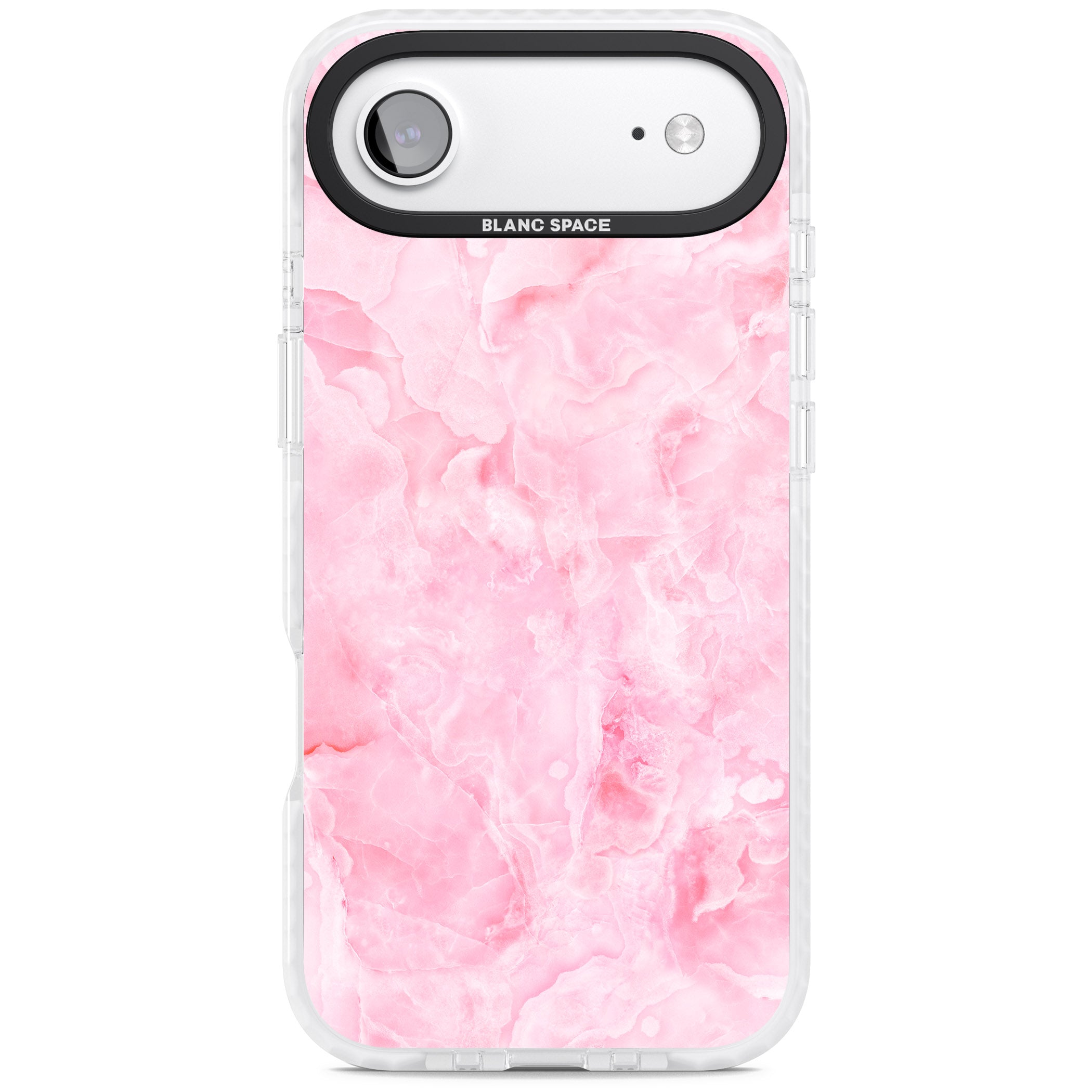 Pink Onyx Marble iPhone 17 Air Impact Pro Clear Phone Case