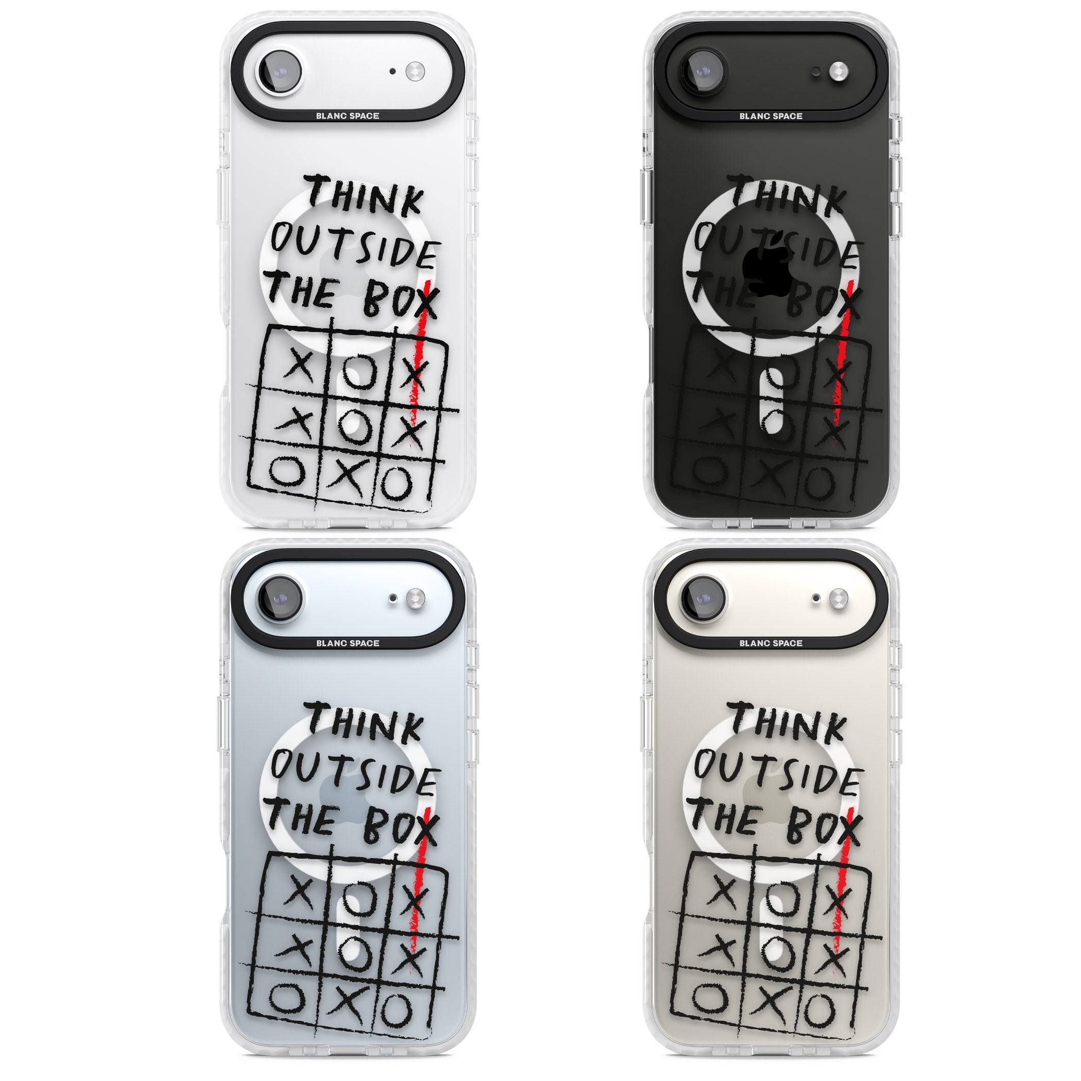 Think Outside The Box iPhone 17 Air Impact Pro Clear Phone Case APT Impact Protection