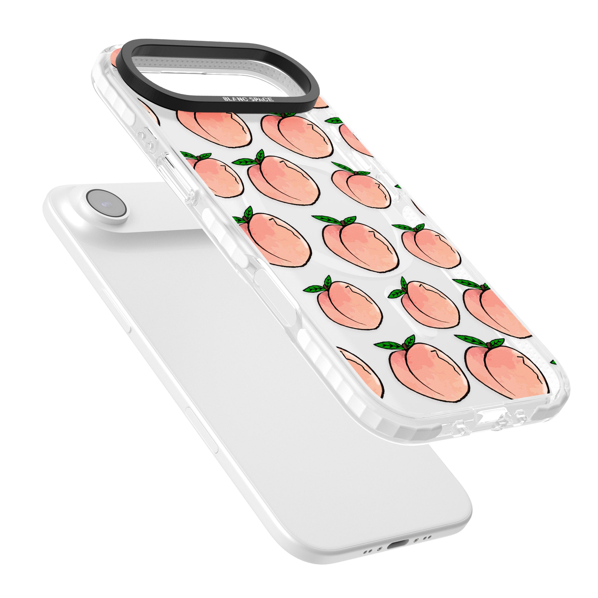 Peachy Picnic iPhone 17 Air Impact Pro Clear Phone Case Colours