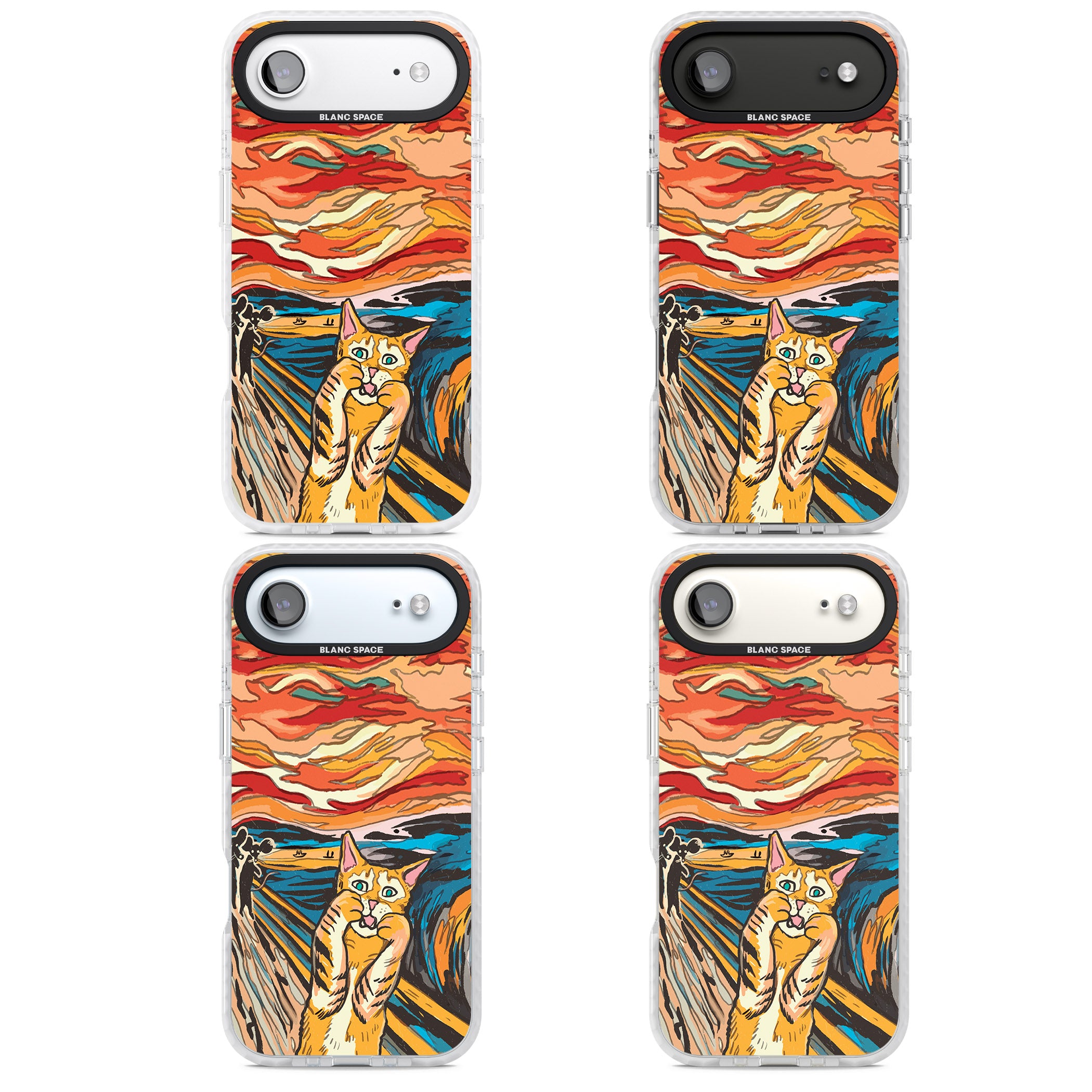 The Meow iPhone 17 Air Impact Pro Clear Phone Case APT Impact Protection