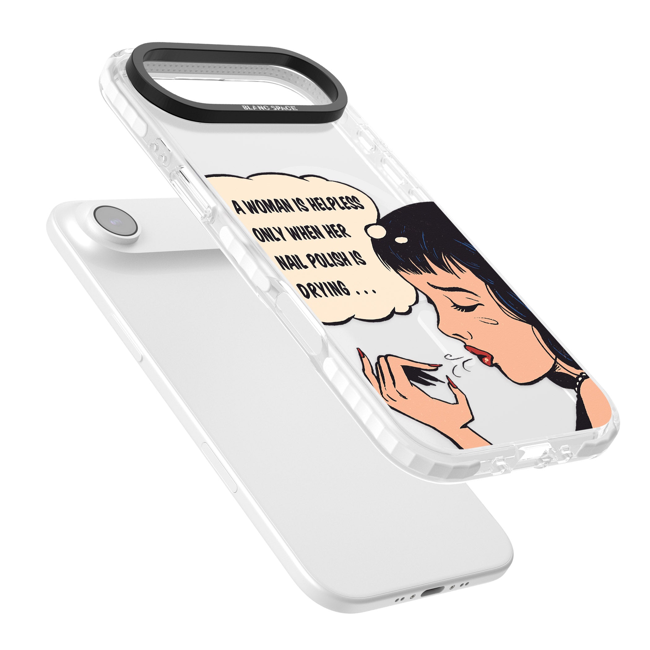 Drying Nails Pop Art iPhone 17 Air Impact Pro Clear Phone Case Colours