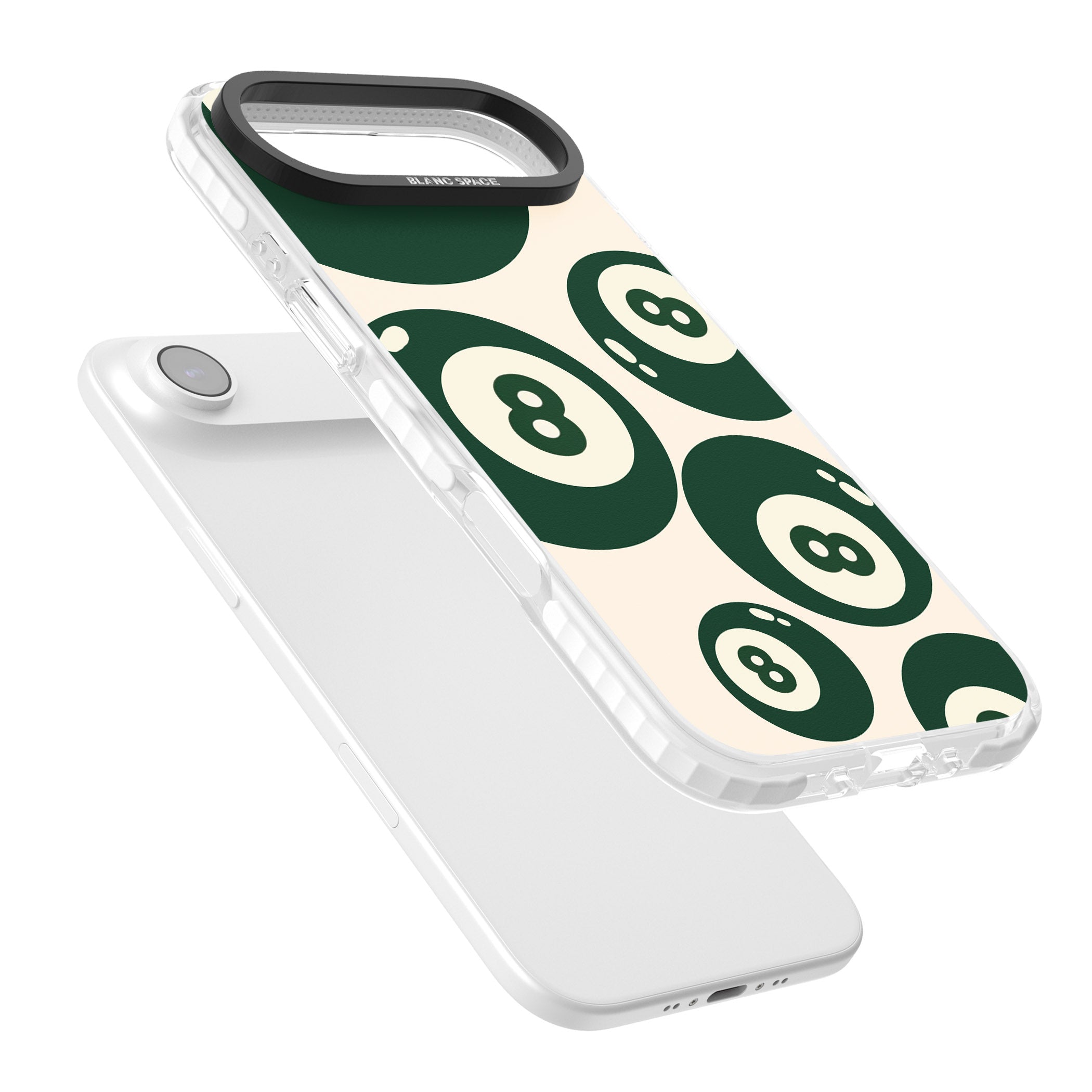 Green Eight Balls iPhone 17 Air Impact Pro Clear Phone Case Colours